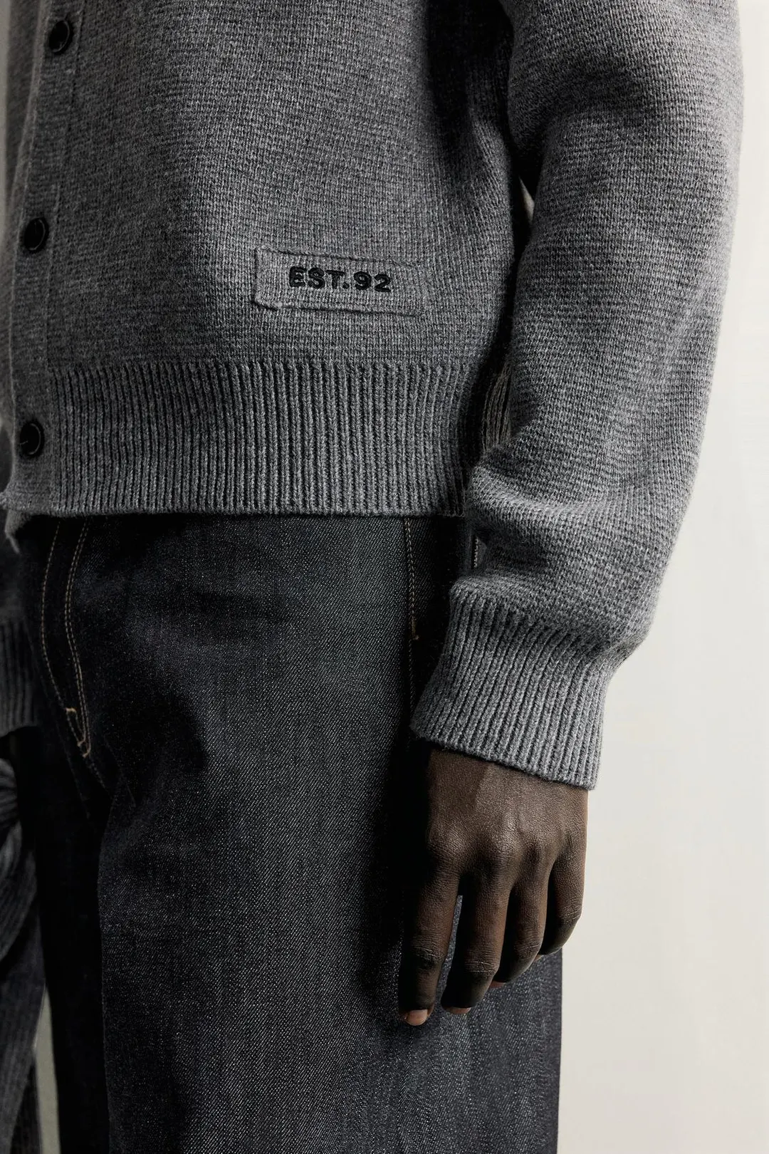 Кардиган свободного кроя с вышивкой, Zara