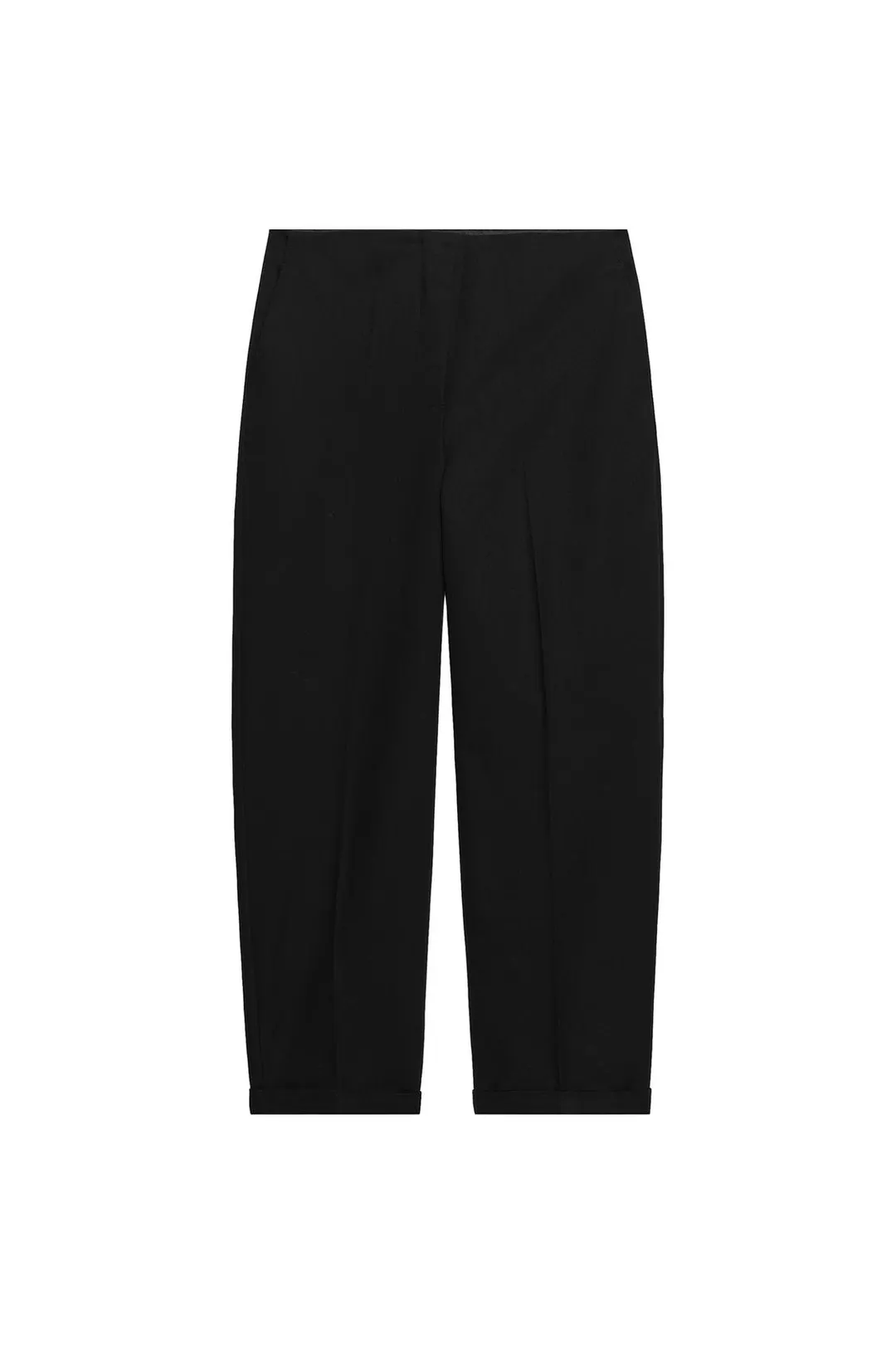 Брюки с высокой посадкой и складками ZW Collection, Zara