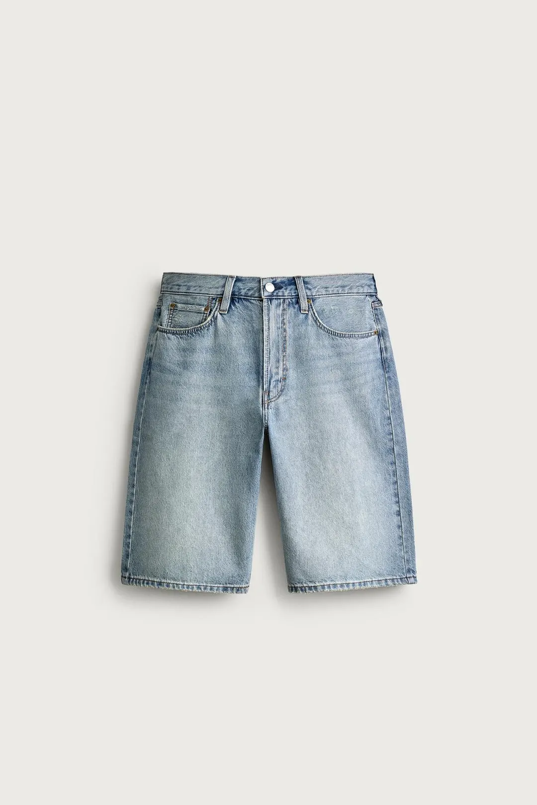 Джинсовые бермуды свободного кроя, Zara