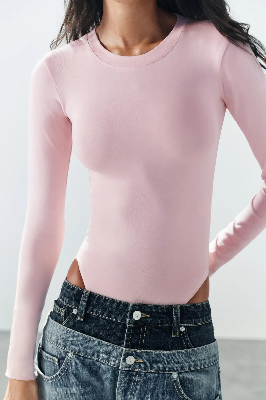 Боди с длинными рукавами, Zara