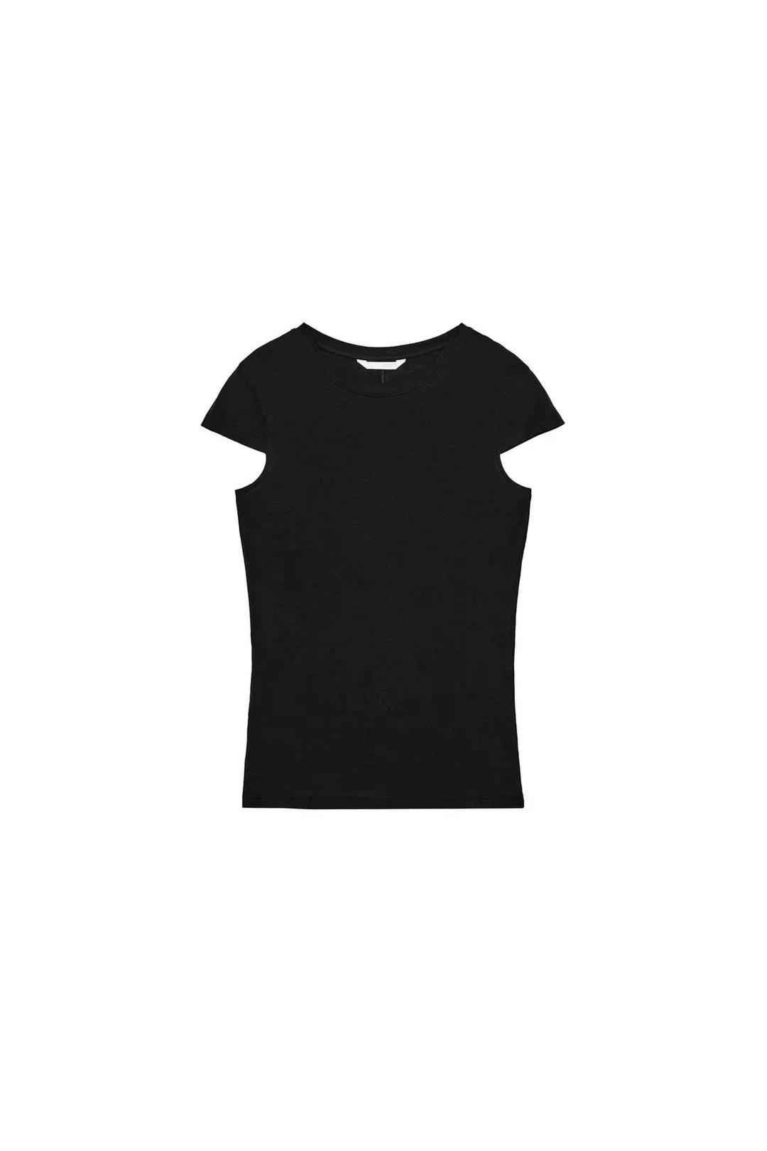 Футболка минималистичная с короткими рукавами, Zara