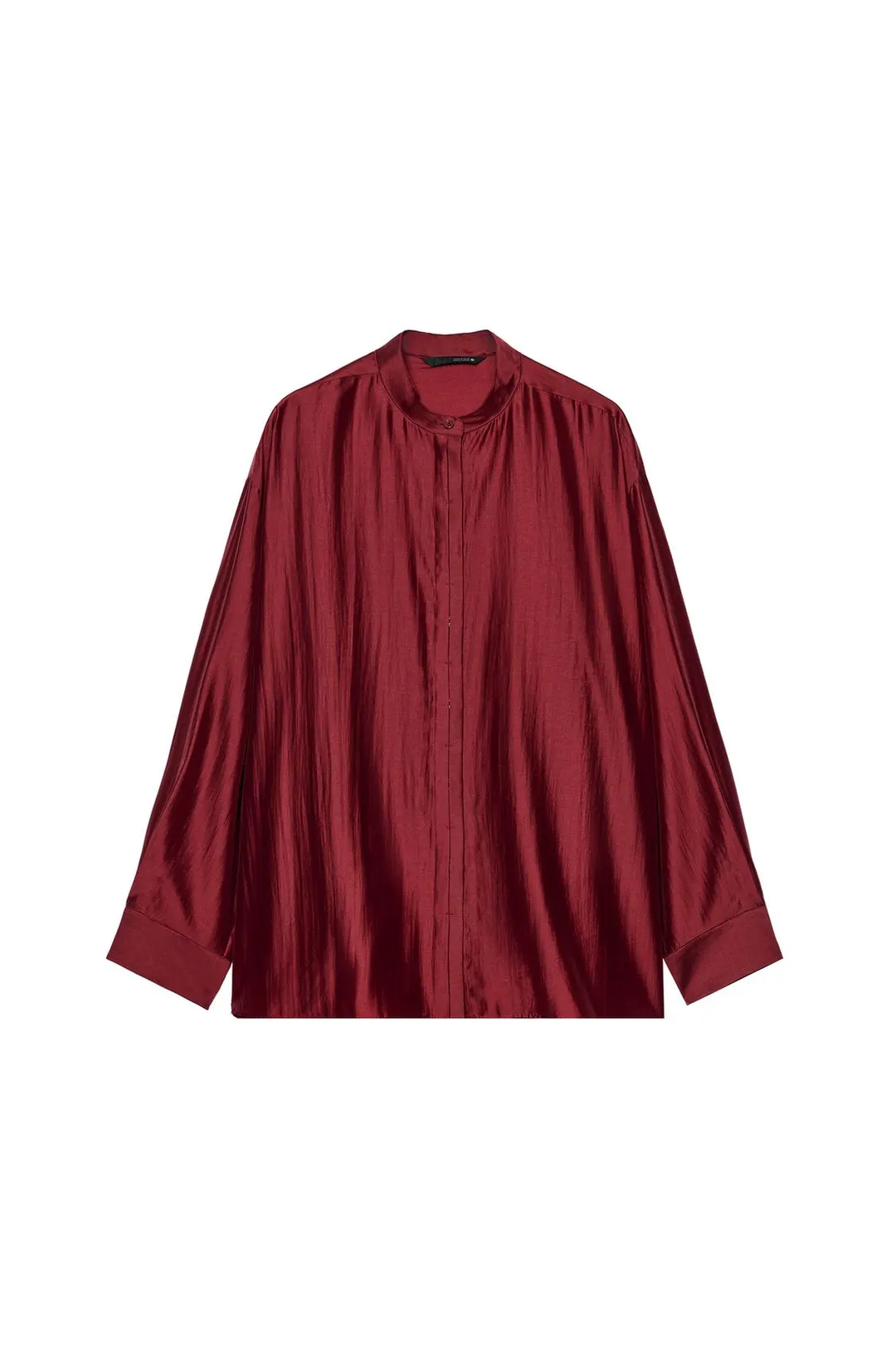 Рубашка с воротником-стойкой ZW Collection, Zara