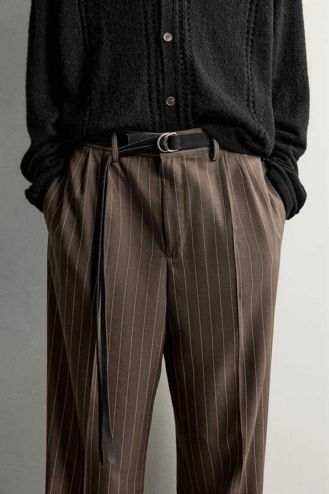 Длинный кожаный ремень, Zara