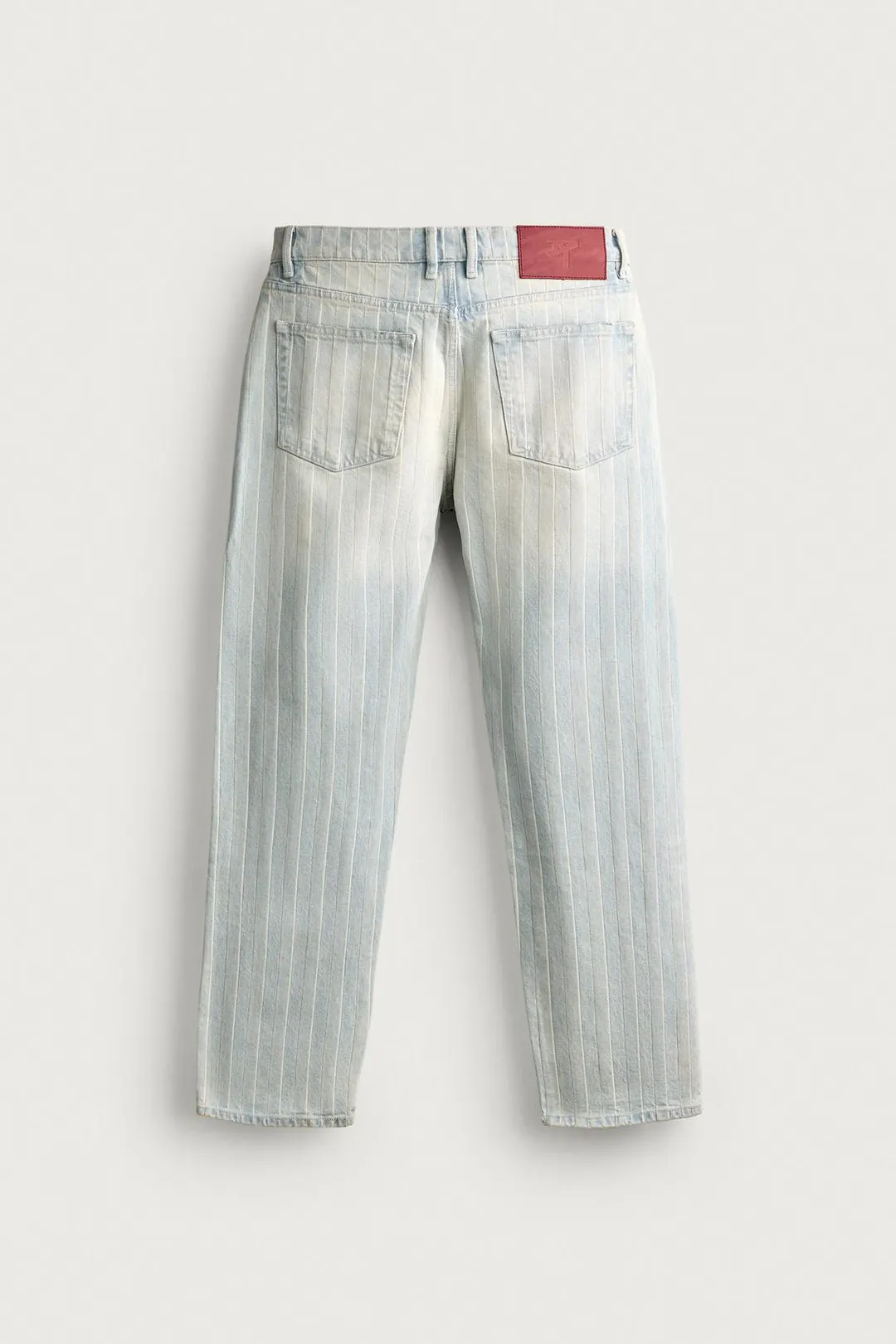 Джинсы прямого кроя в елочку, Zara