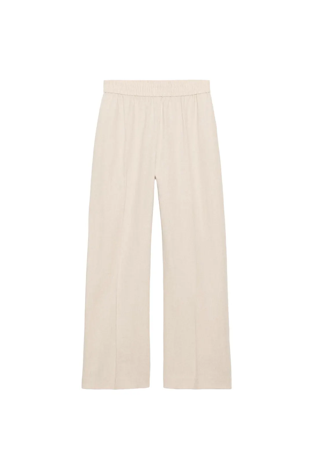 Брюки прямого кроя со льном, Zara