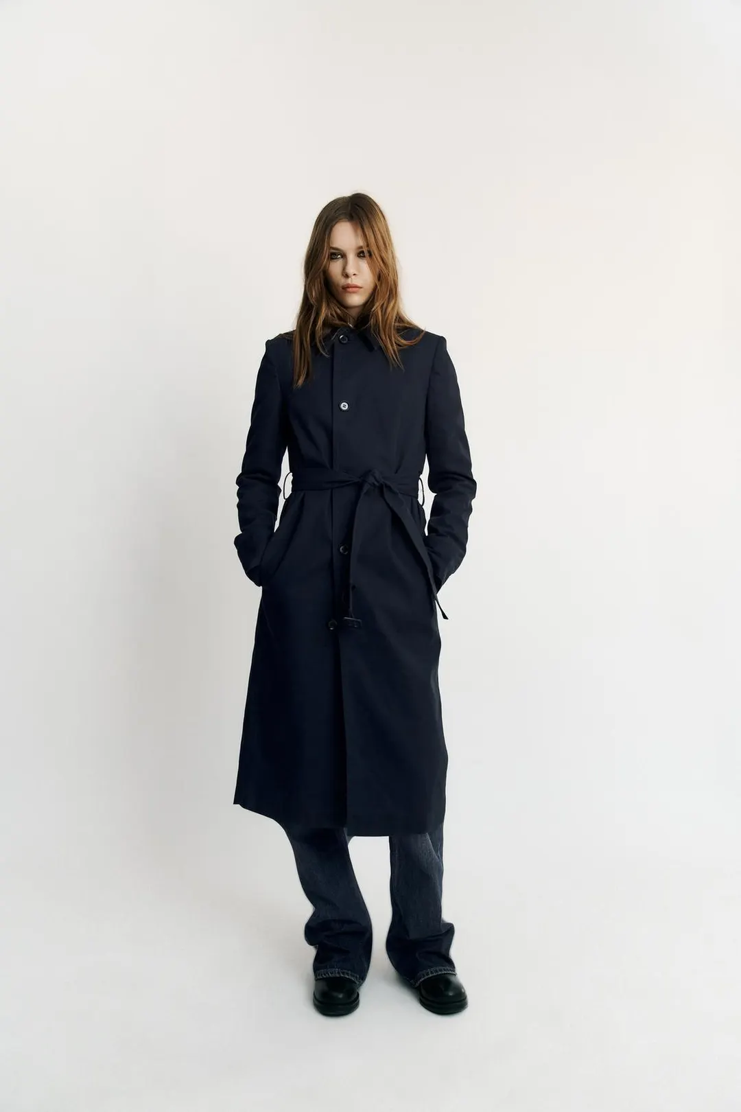 Тренч из 100% хлопка, Zara