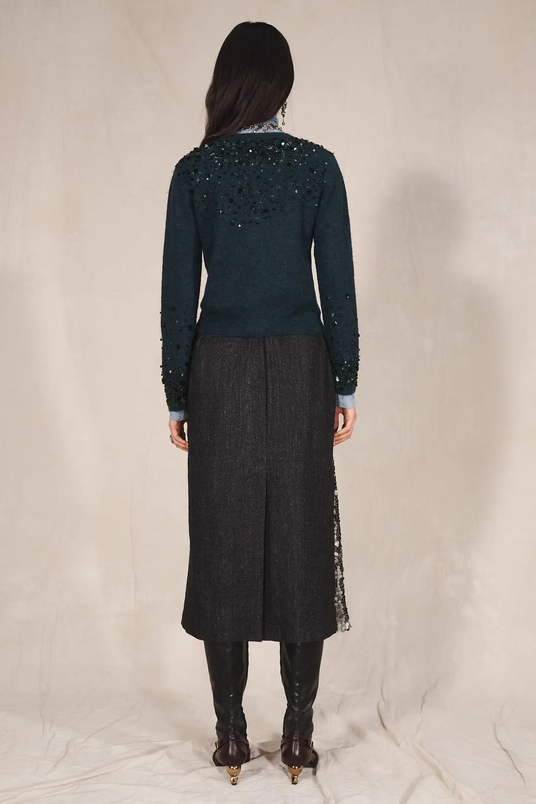 Юбка-парео с комбинированными пайетками LIMITED EDITION, Zara