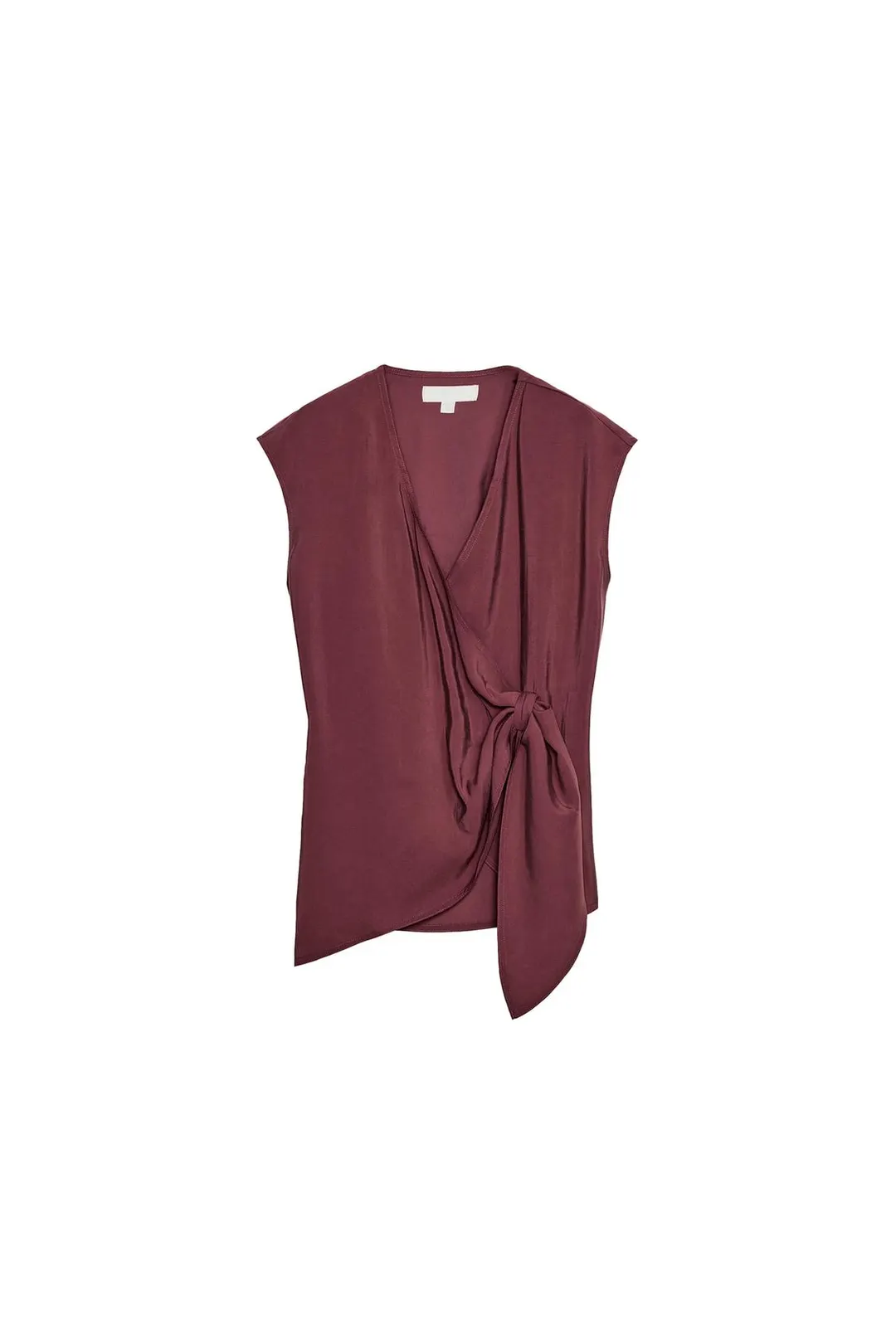 Топ струящийся с узлом, Zara