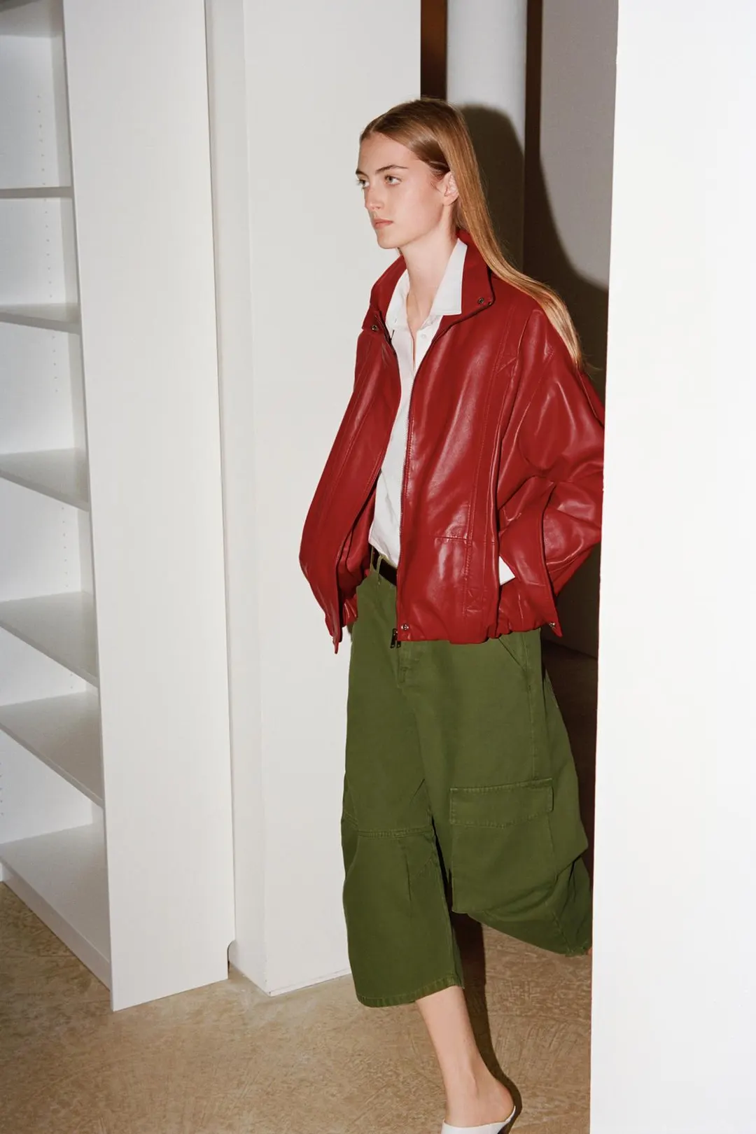 Мюли из кожи на каблуке, Zara