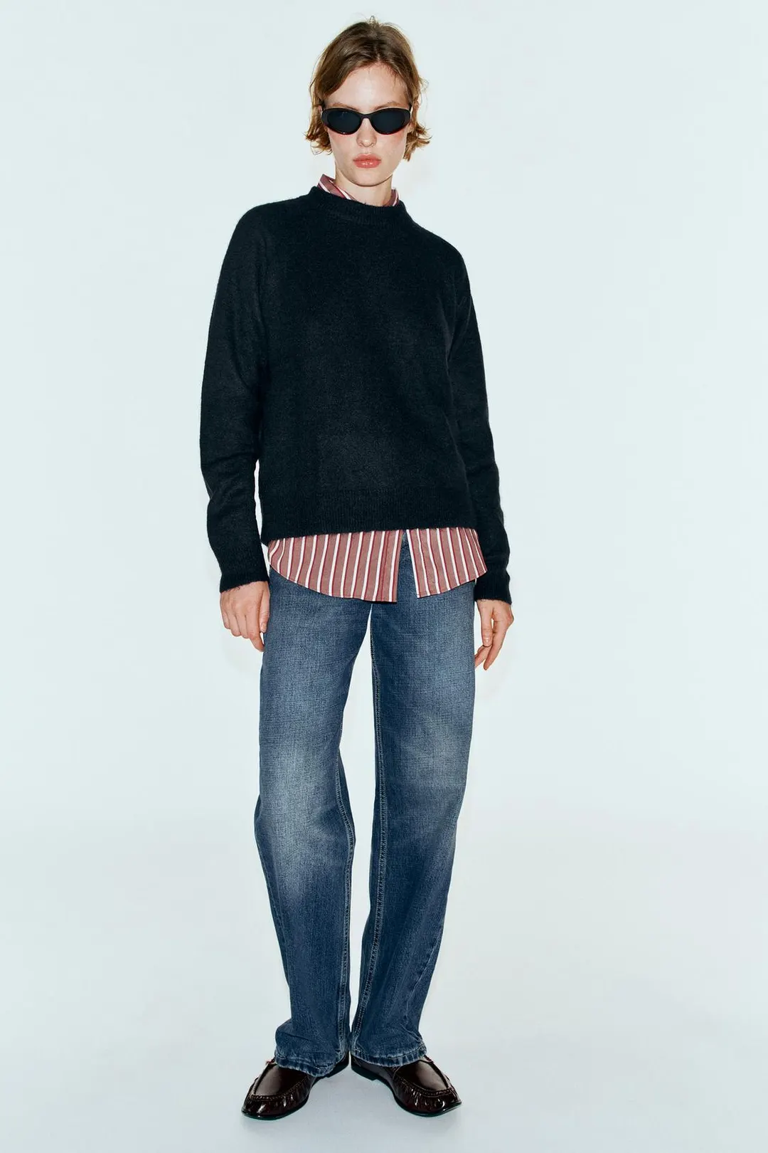 Свитер из смесовой шерсти с альпакой, Zara