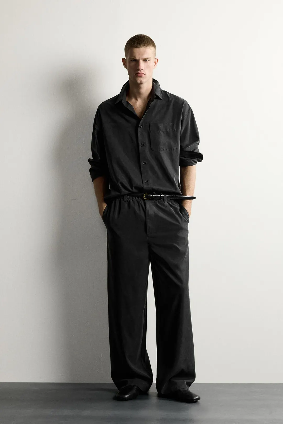 Брюки свободного струящегося кроя, Zara