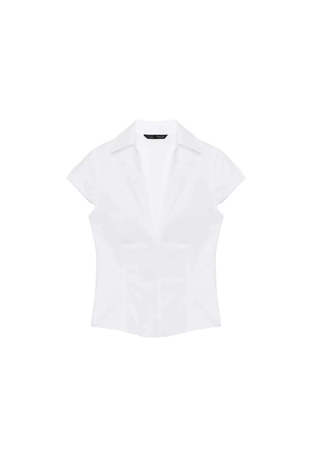 Топ-корсет из поплина, Zara