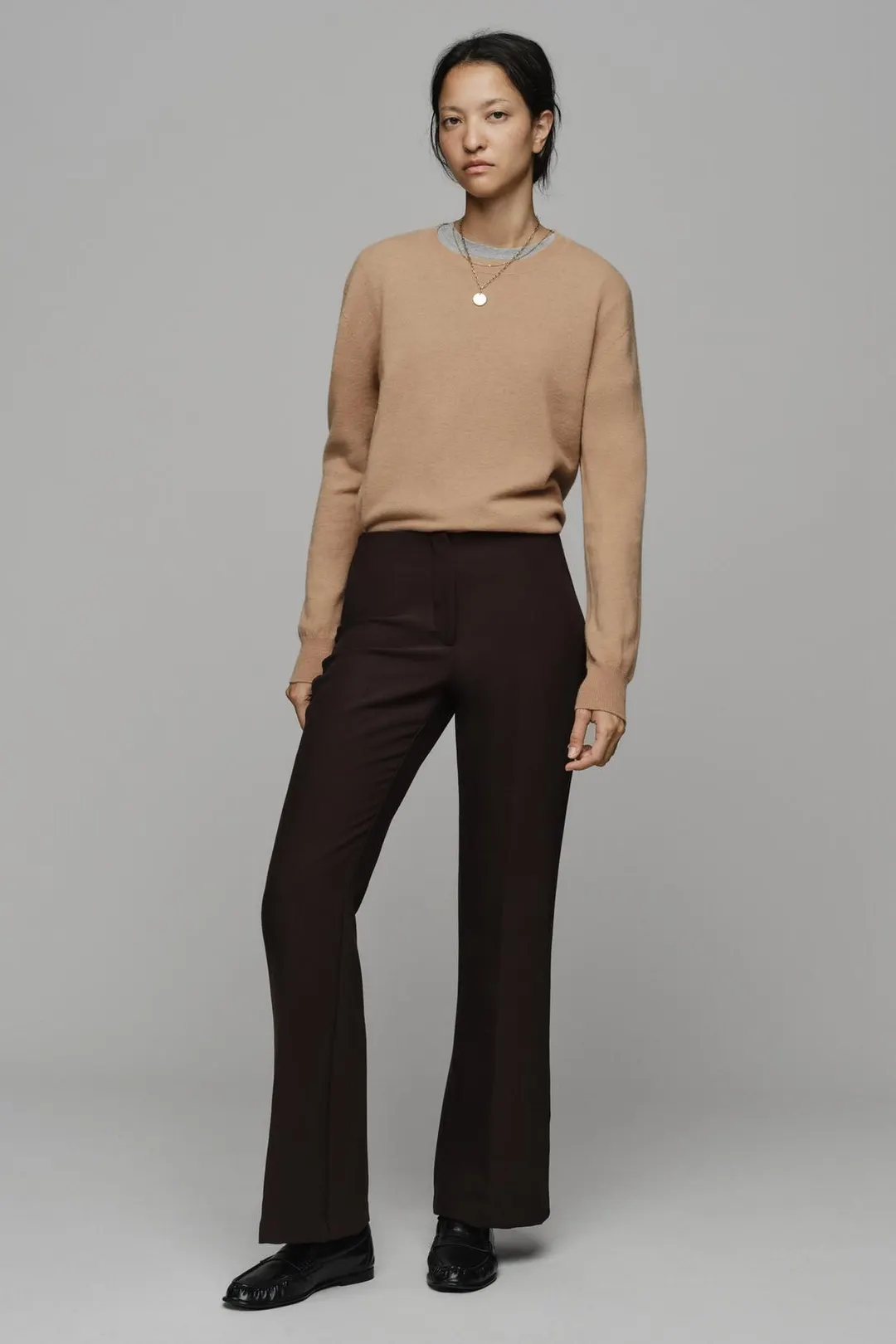 Брюки клеш с низкой посадкой, Zara
