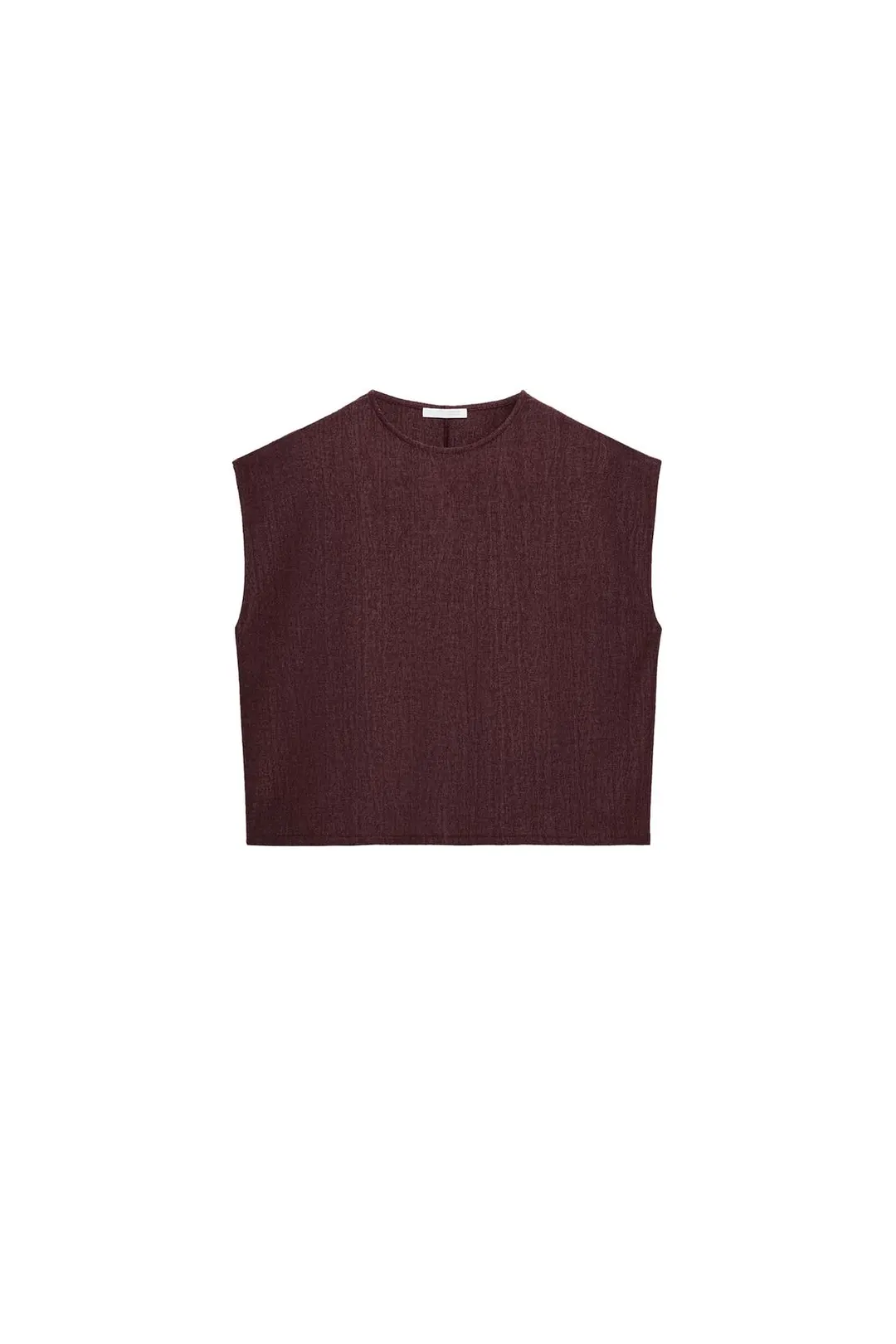 Фактурный топ без рукавов, Zara