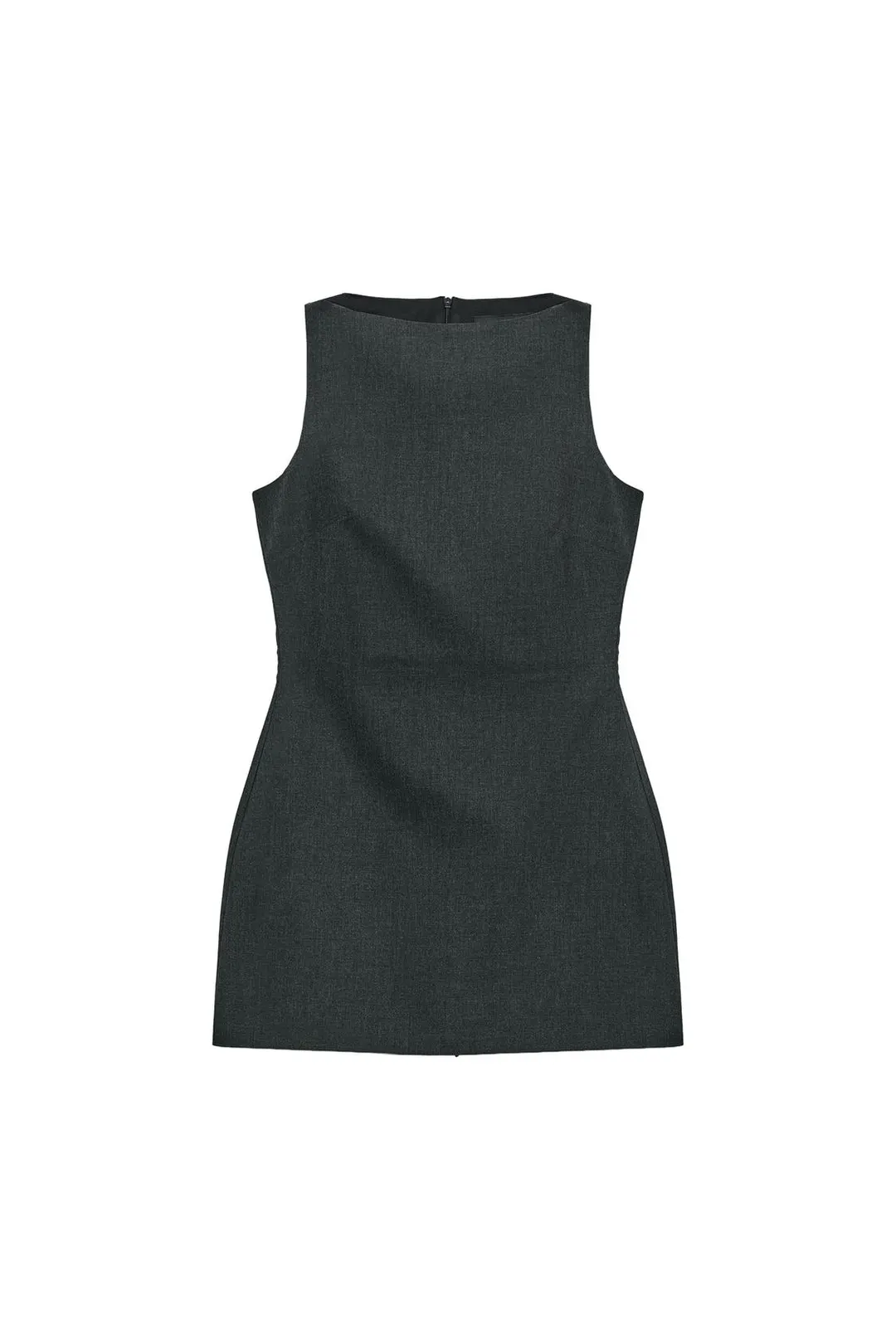 Платье мини с вырезом лодочкой, Zara