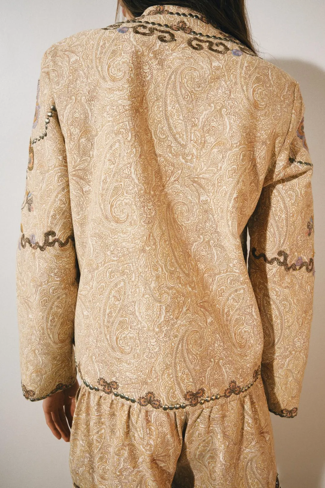 Шорты с вышивкой ZW Collection, Zara