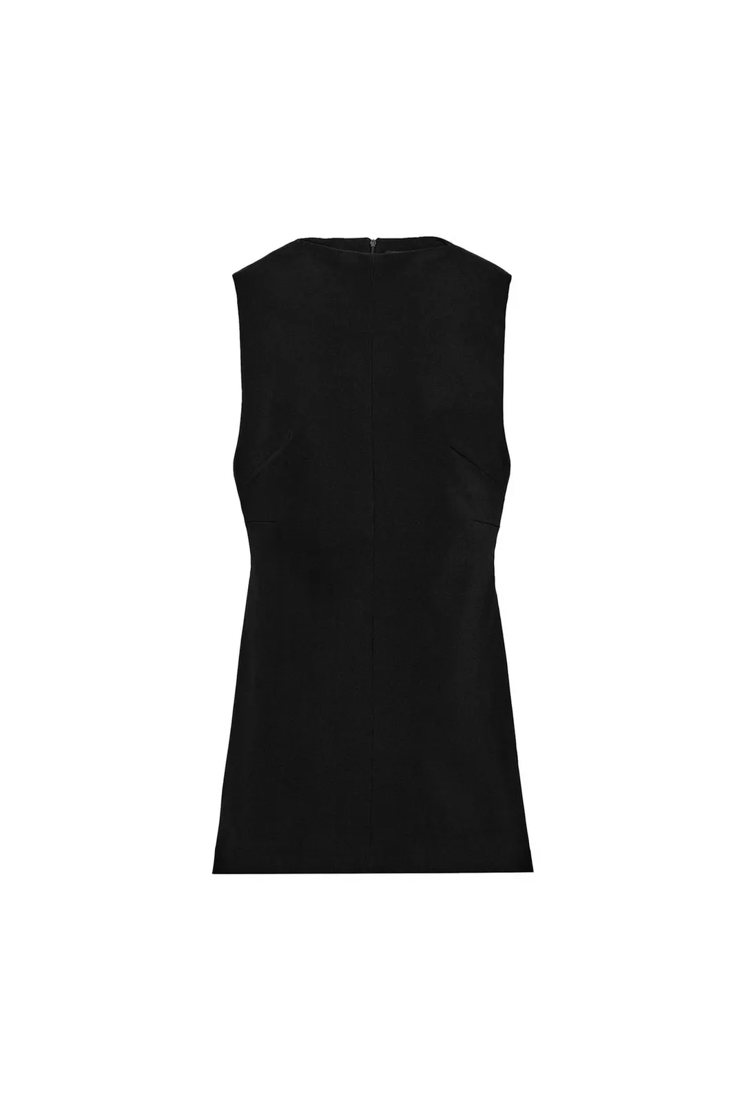 Короткое платье с высоким воротником, Zara
