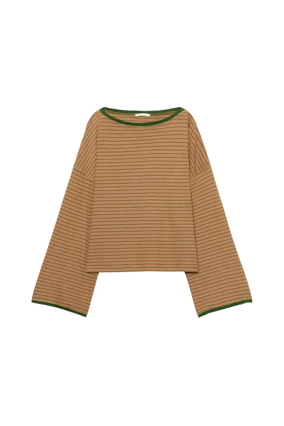 Полосатая футболка с эффектом стирки, Zara