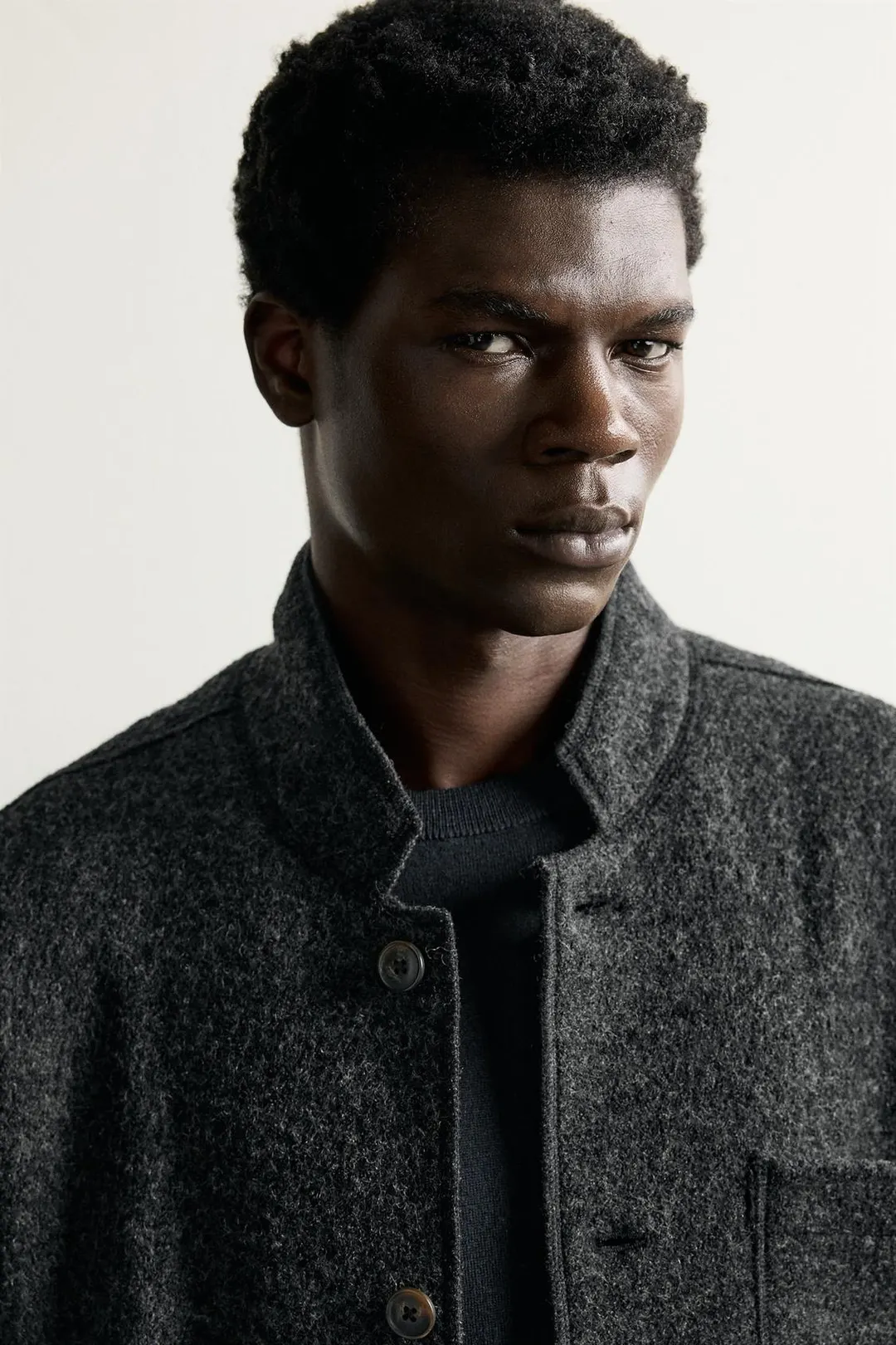 Блейзер свободного кроя из смесовой шерсти, Zara