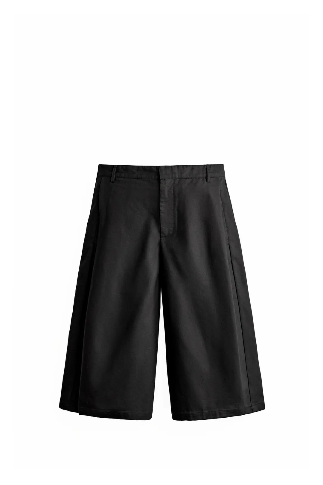 Кюлоты свободного кроя с боковыми складками, Zara