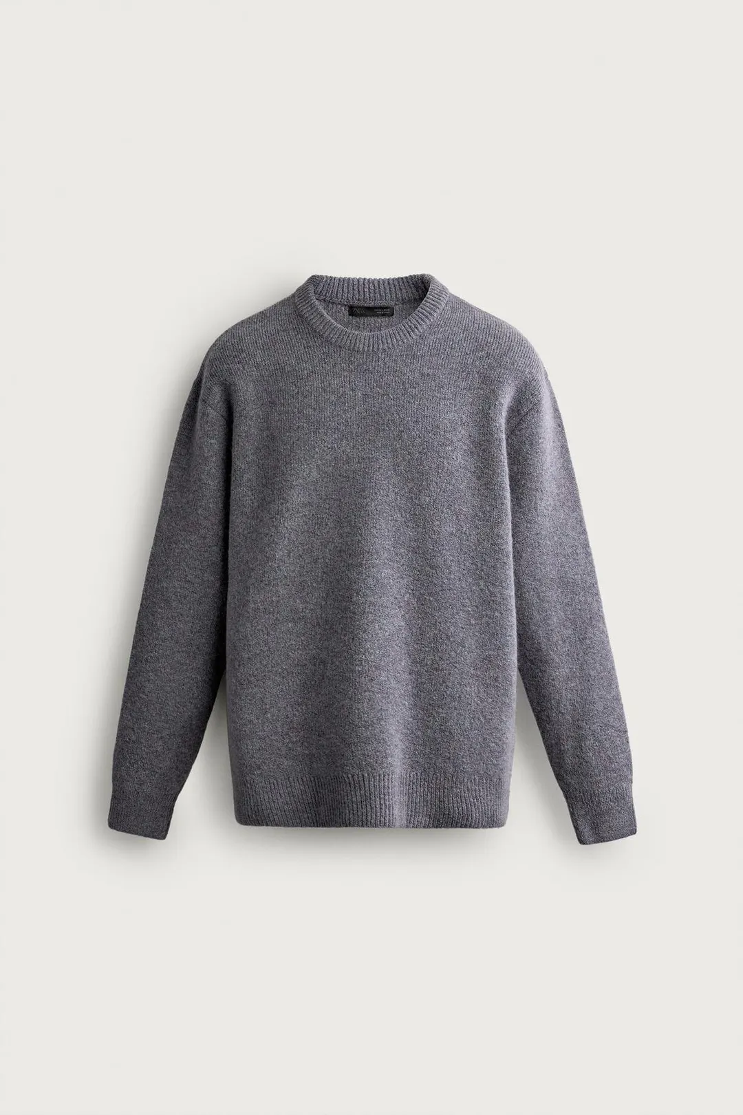Свитер фактурный из смесовой шерсти, Zara