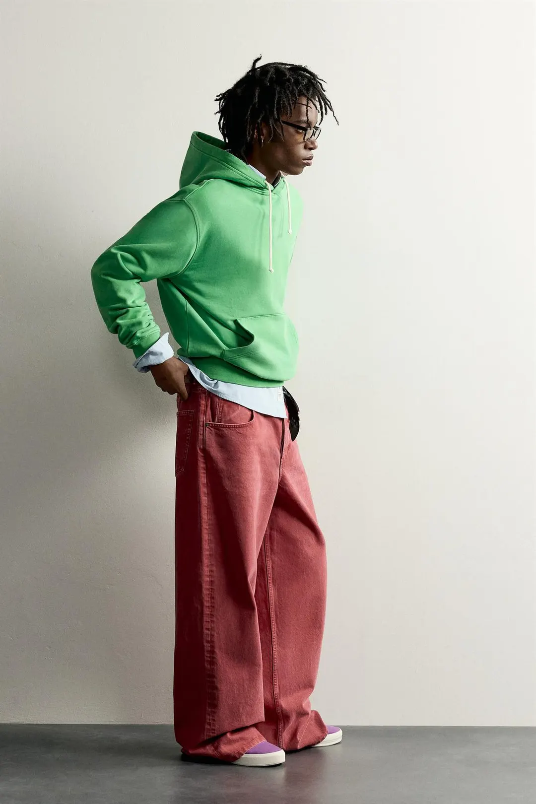 Джинсы baggy fit FRUIT OF THE LOOM™, Zara