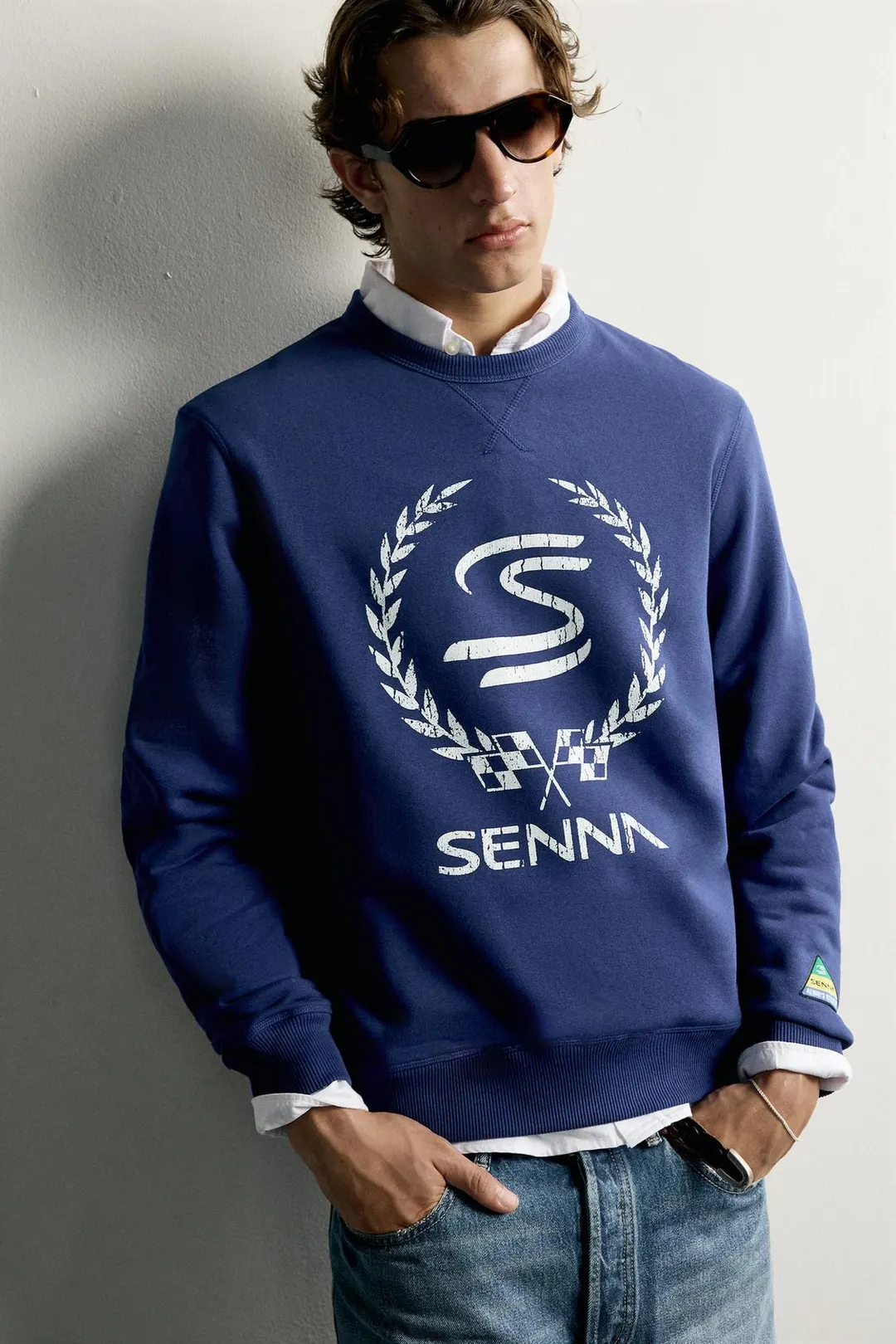 Свитшот с принтом AYRTON SENNA © SENNA BRANDS, Zara