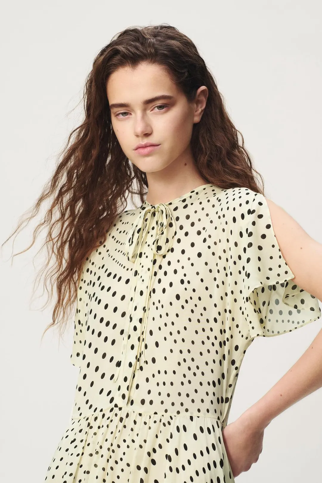 Платье в горошек THE ITEM ZARA WOMAN, Zara