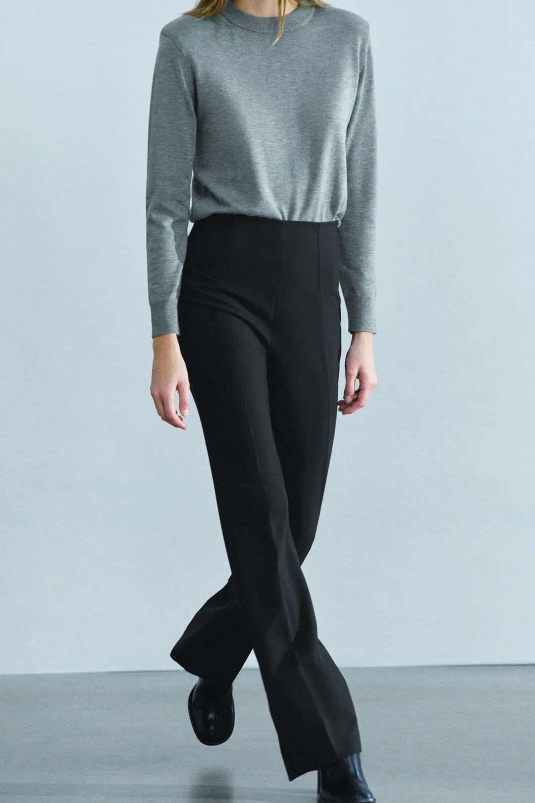 Брюки клеш с разрезами ZW Collection, Zara