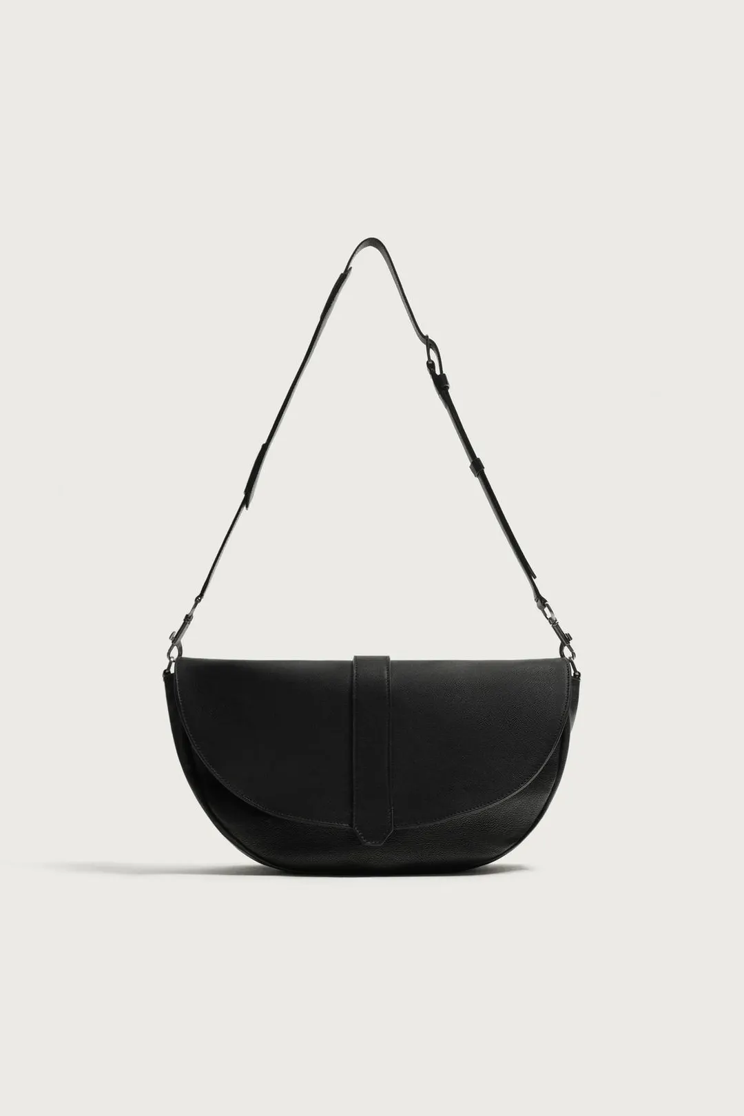 Кожаная сумка через плечо, Zara
