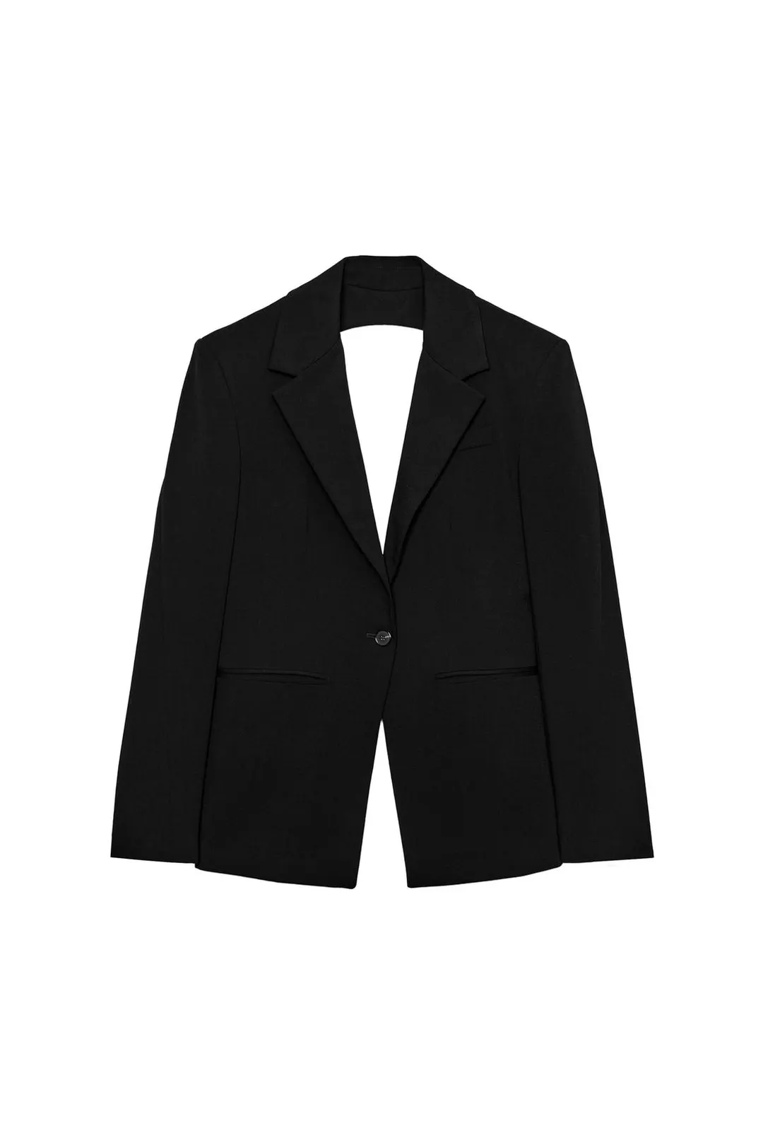 Жакет оверсайз со шлицей сзади, Zara