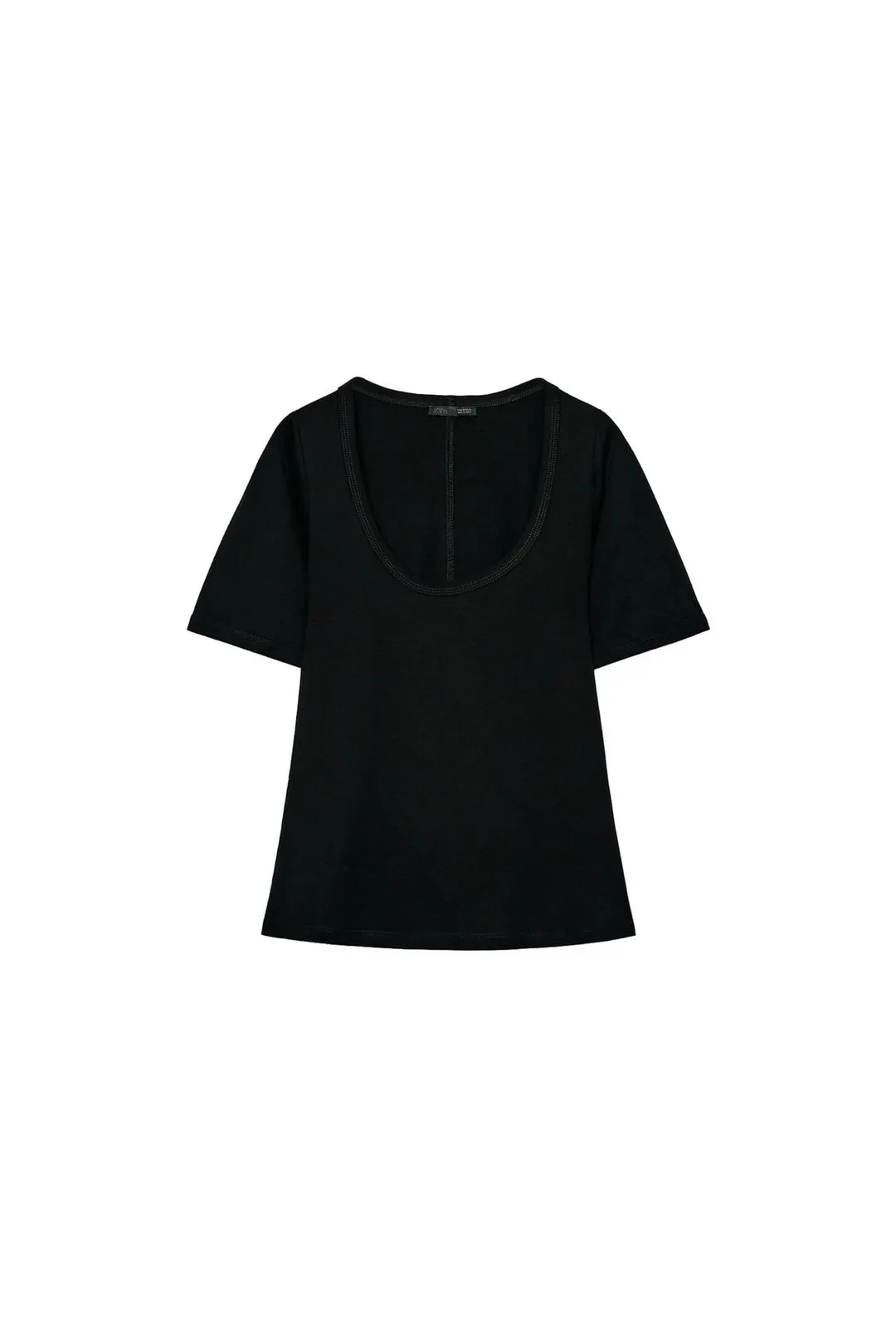 Футболка с круглым вырезом, Zara