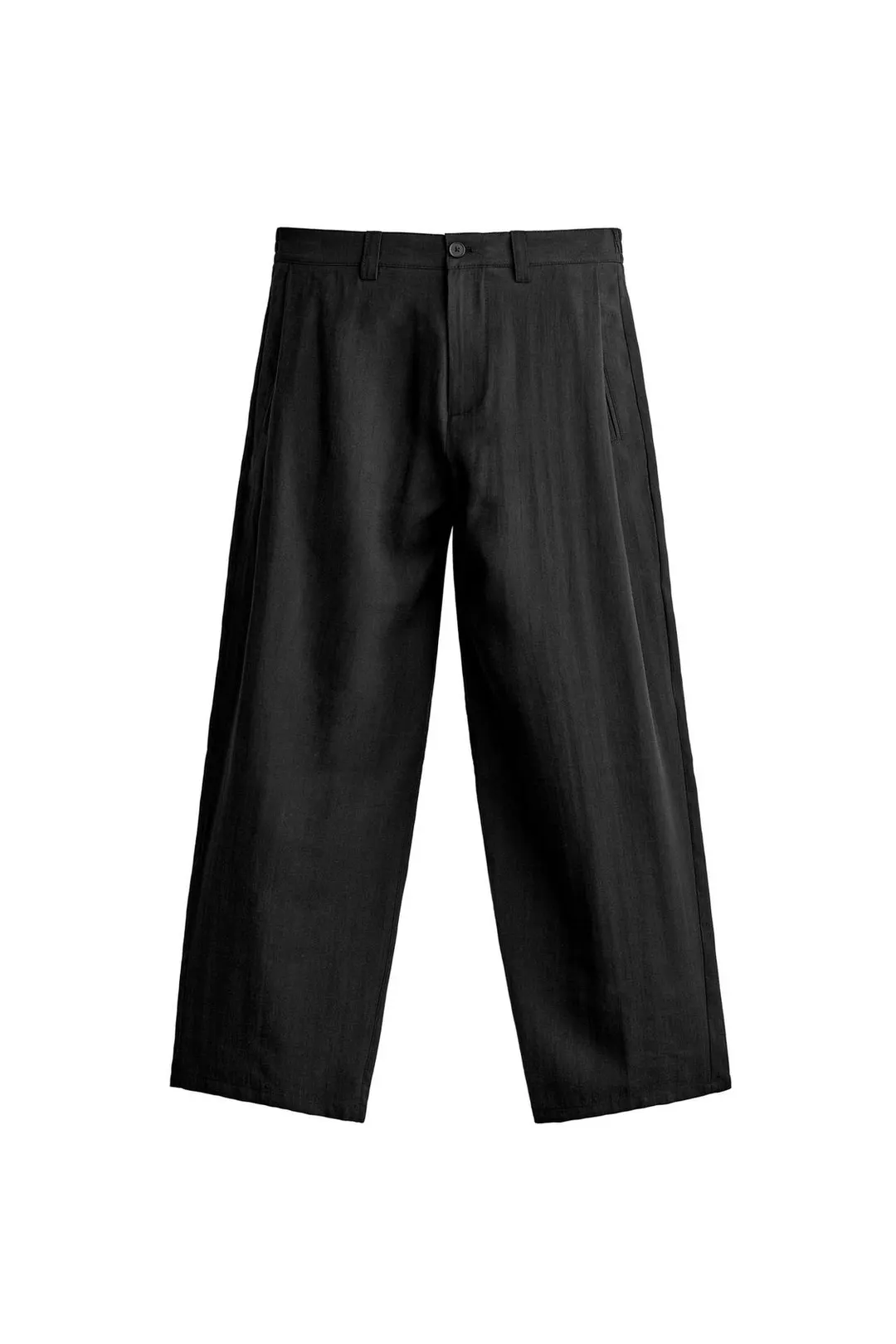 Брюки струящегося кроя с боковыми складками, Zara