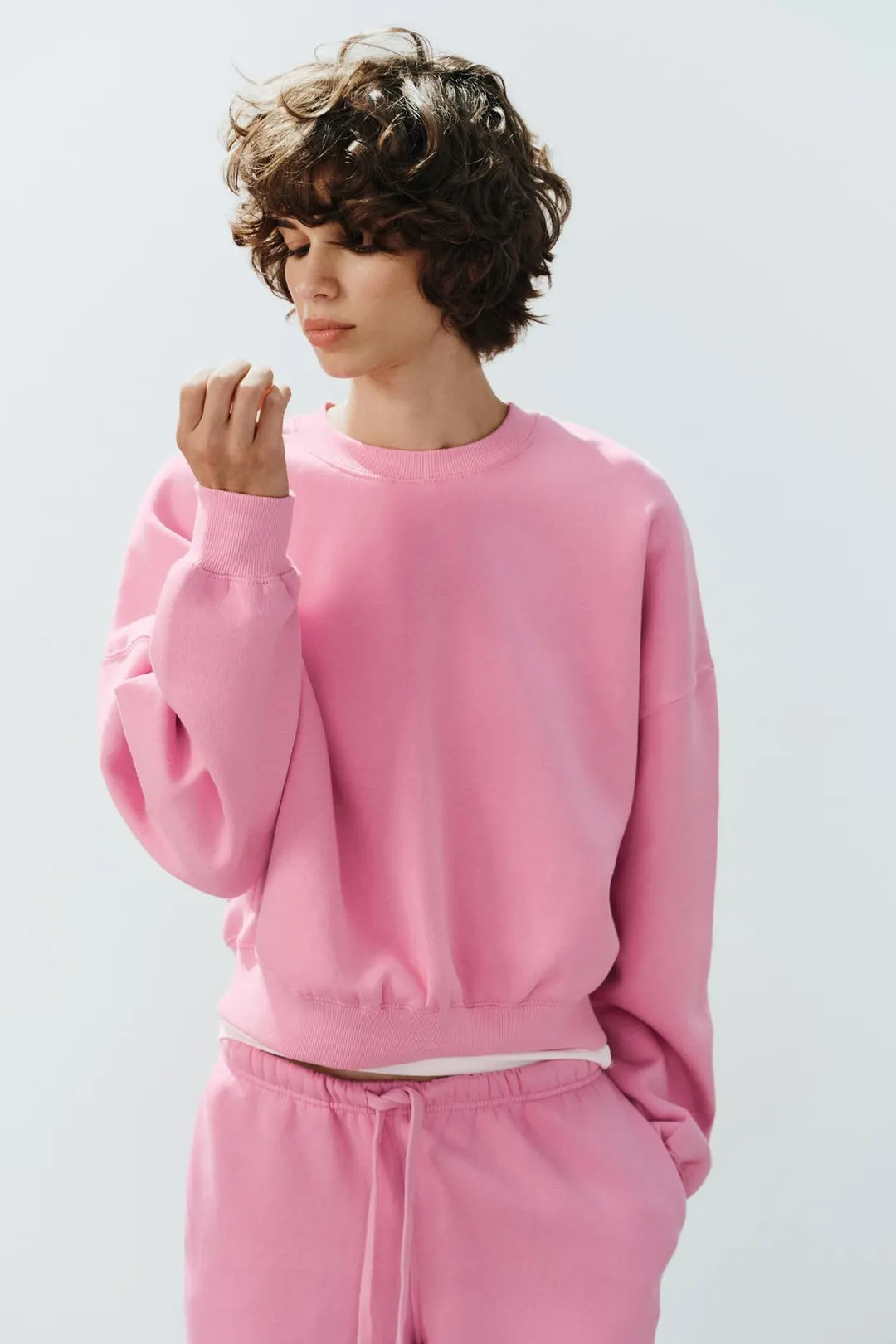 Базовый плюшевый свитшот, Zara