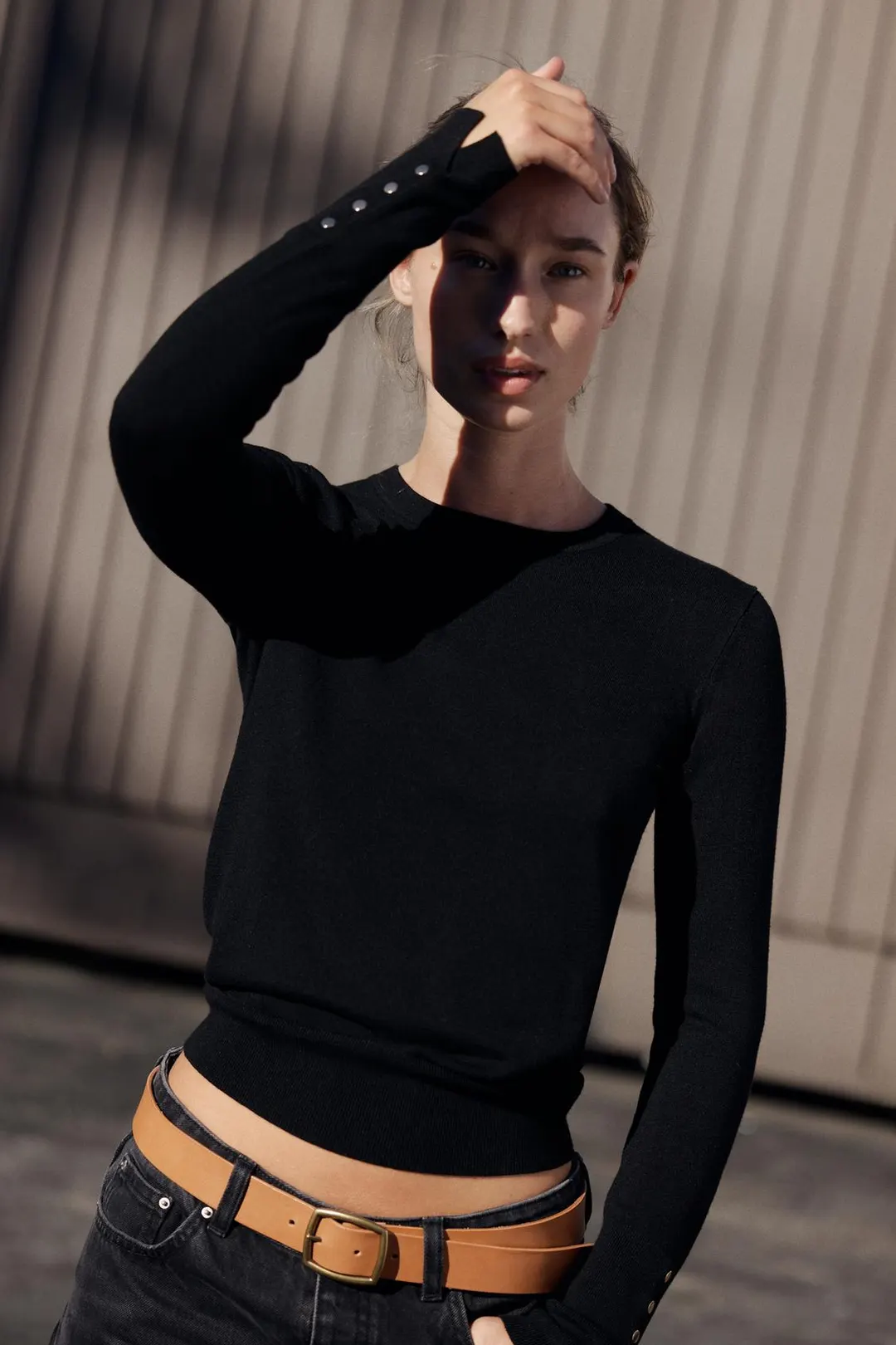 Базовый вязаный джемпер, Zara