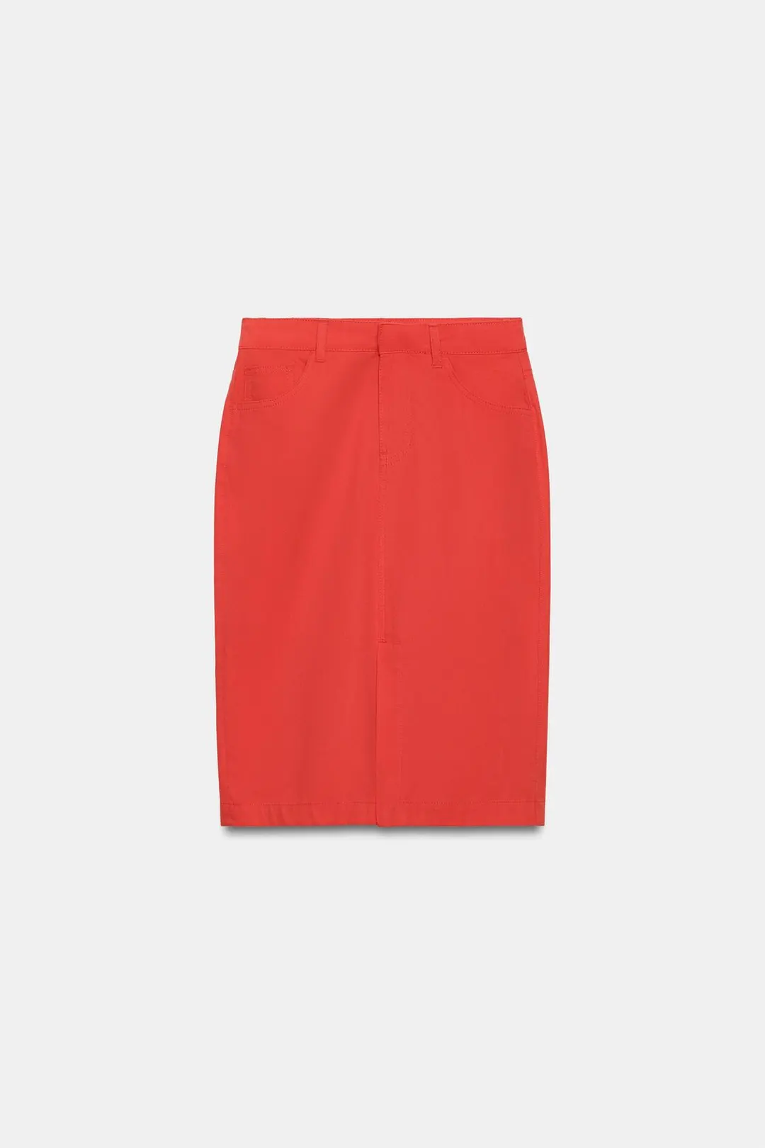 Юбка миди FRUIT OF THE LOOM™ с разрезом, Zara