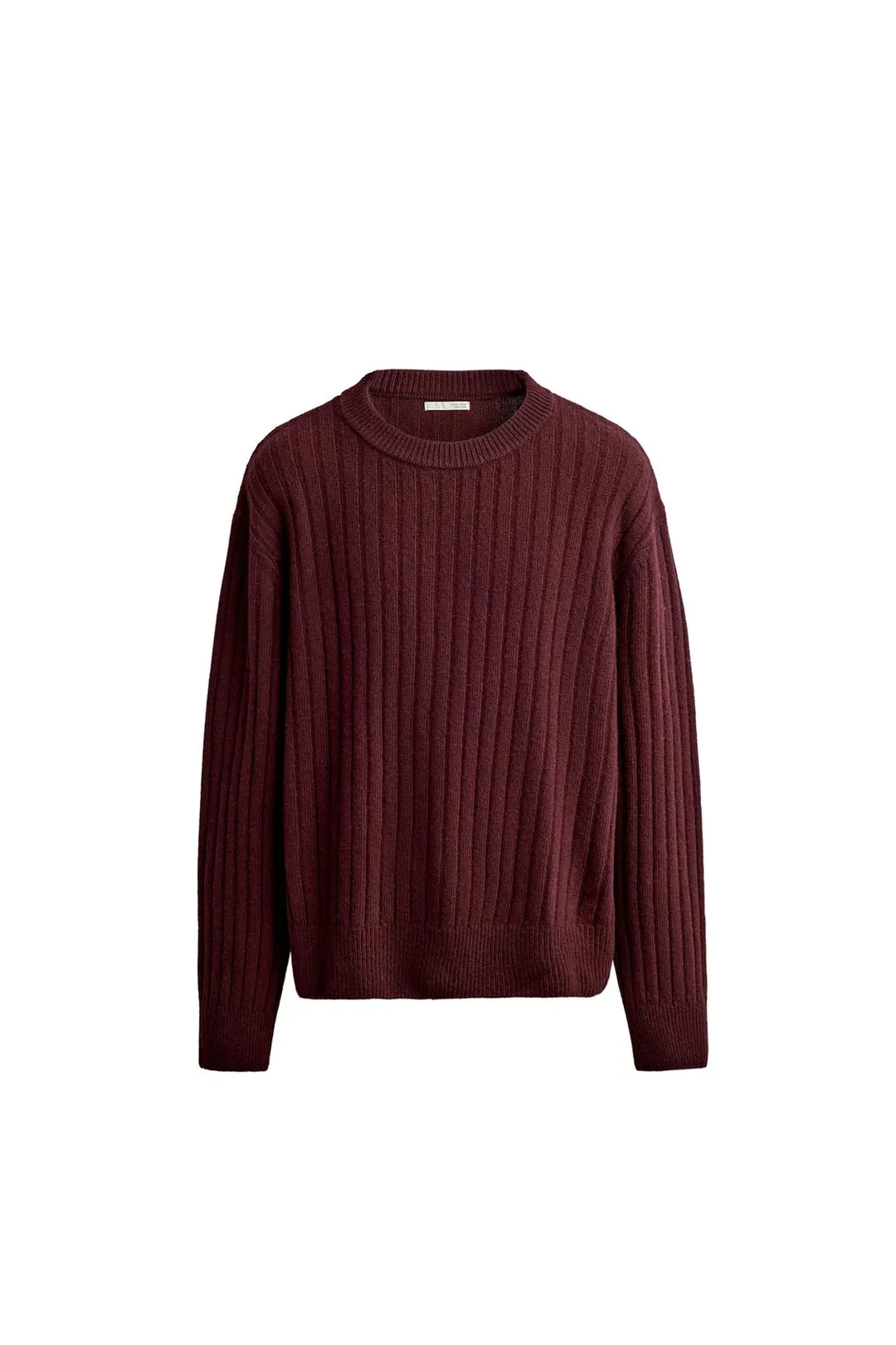 Свитер в рубчик из 100% шерсти, Zara