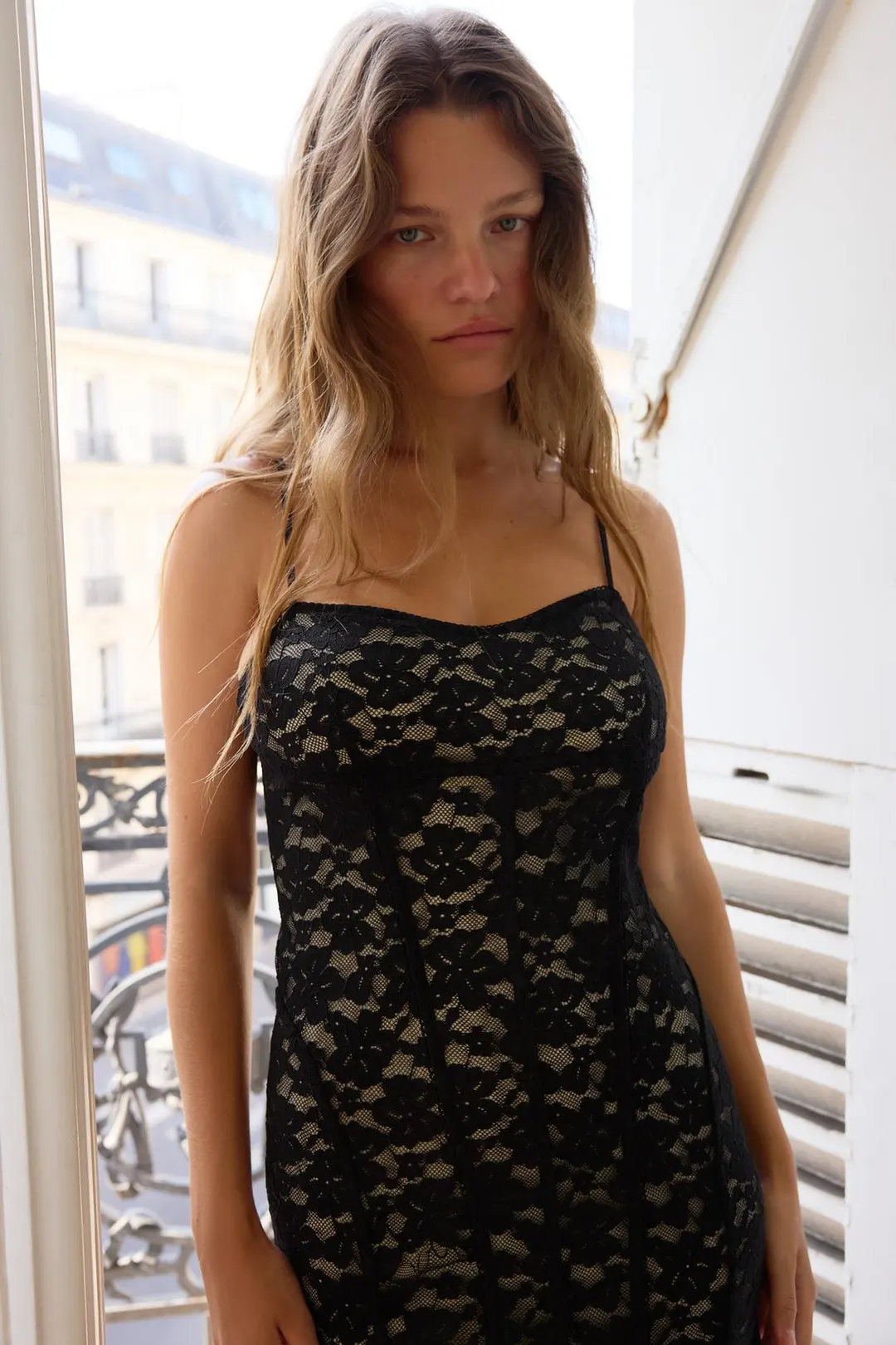 Кружевное мини-платье, Zara