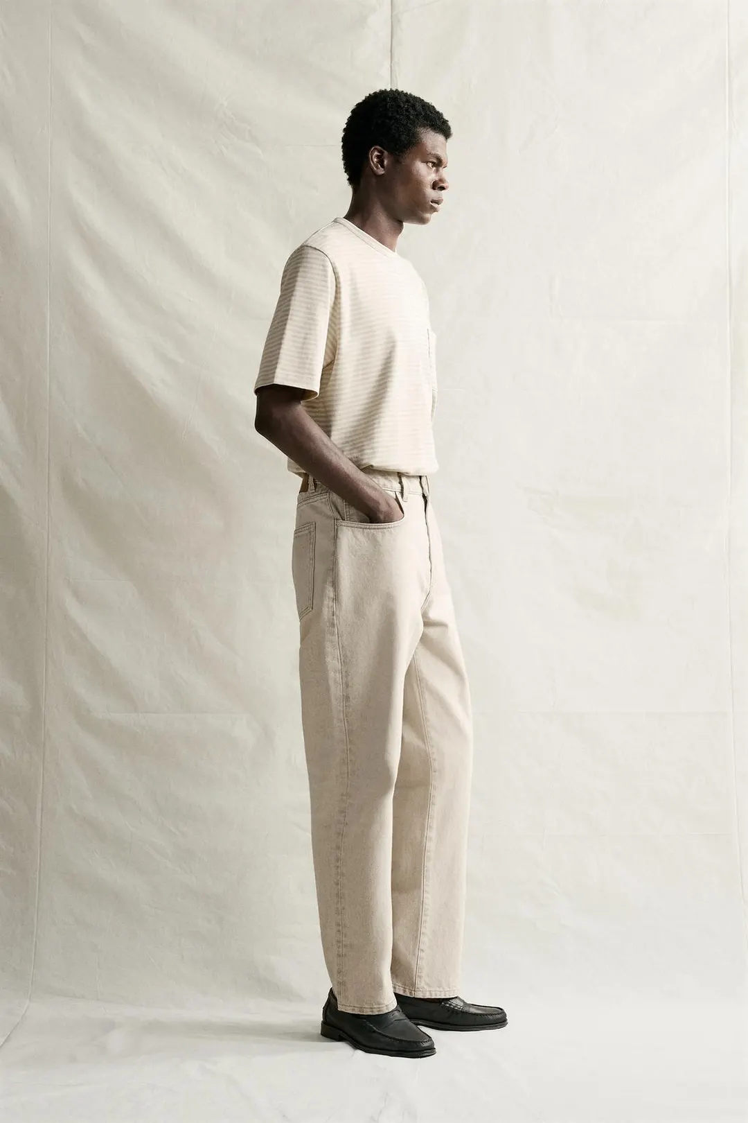 Джинсы прямого кроя до щиколотки, Zara