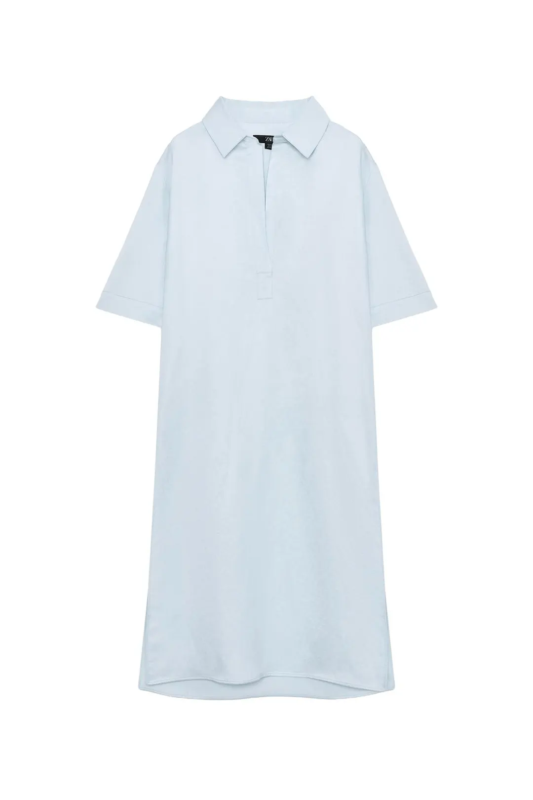 Рубашка-туника из смесового льна ZW Collection, Zara