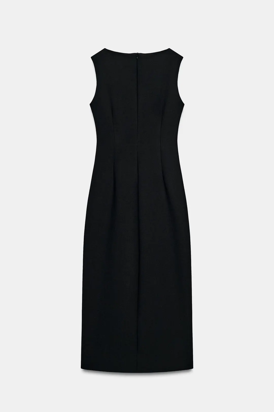 Платье миди с драпировкой, Zara