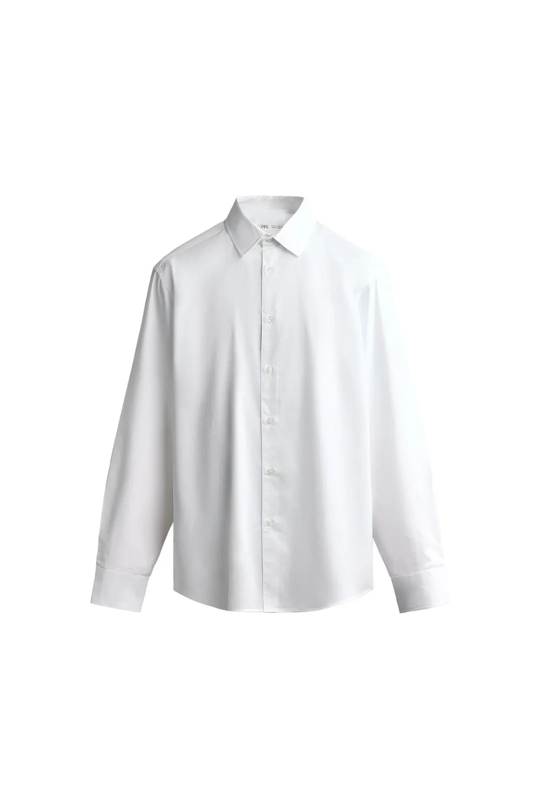 Фактурная рубашка Easy Care, Zara