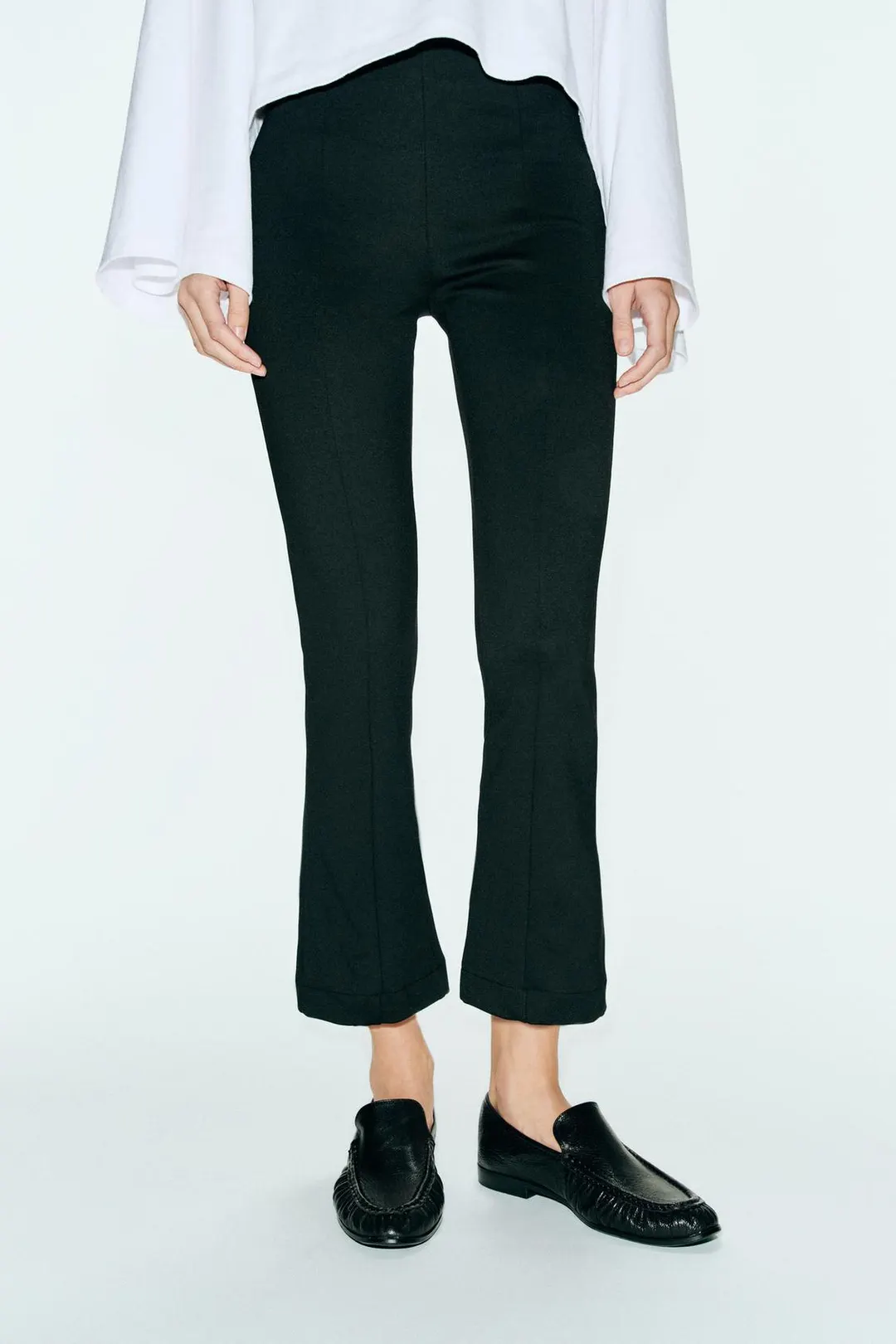 Легинсы клеш со стрелками, Zara