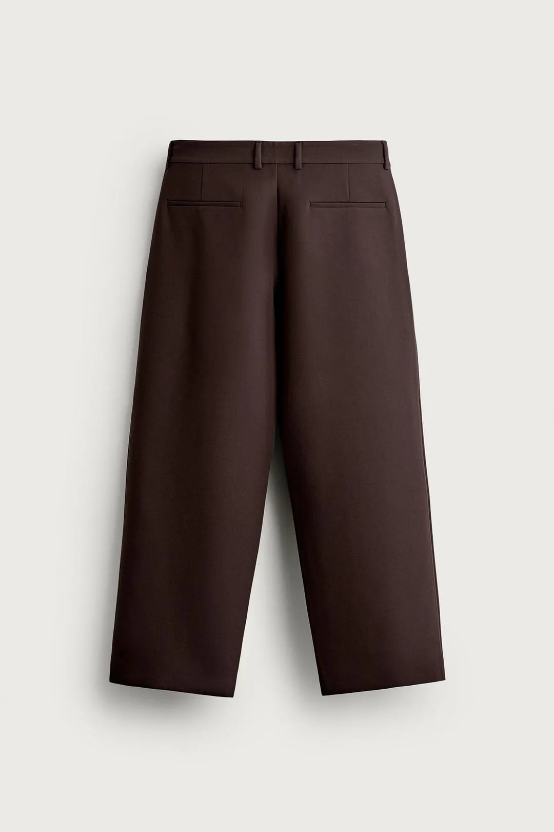 Брюки свободного кроя со складками, Zara