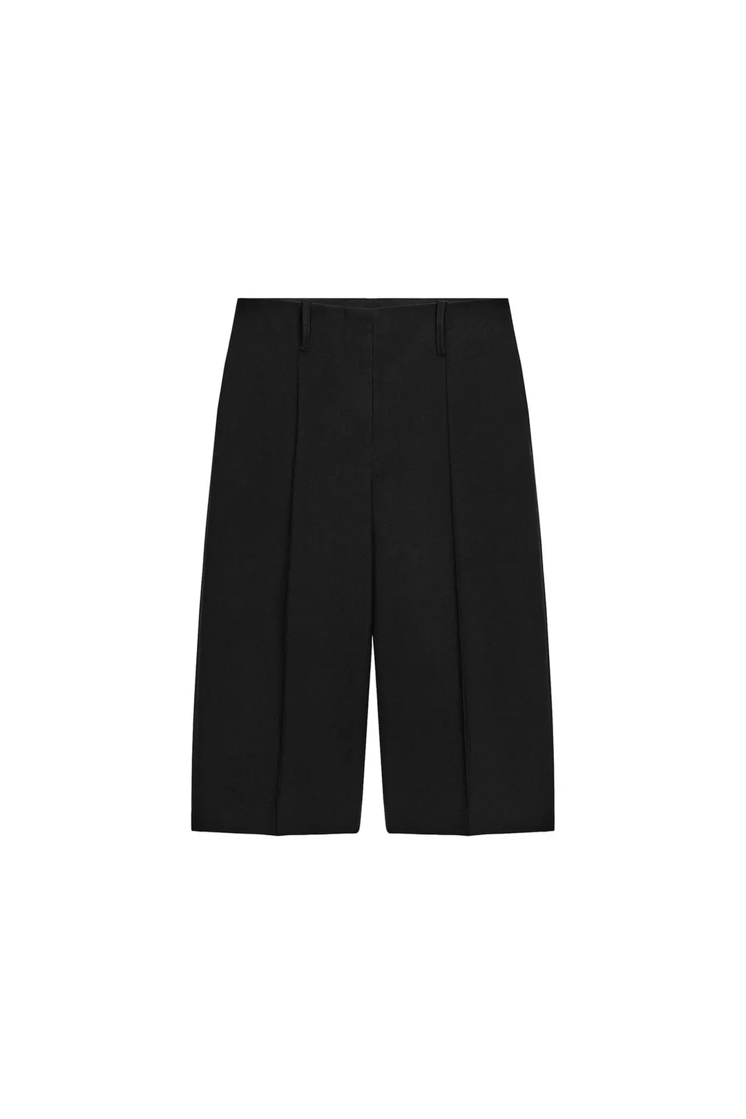 Бермуды ZW Collection прямого кроя с защипами, Zara