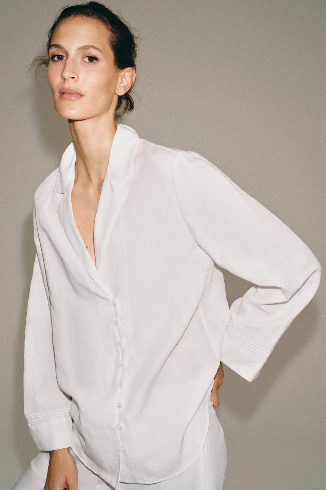 Рубашка на пуговицах ZW Collection, Zara