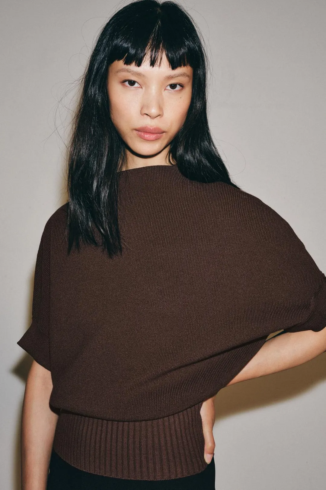 Топ вязаный приталенный, Zara