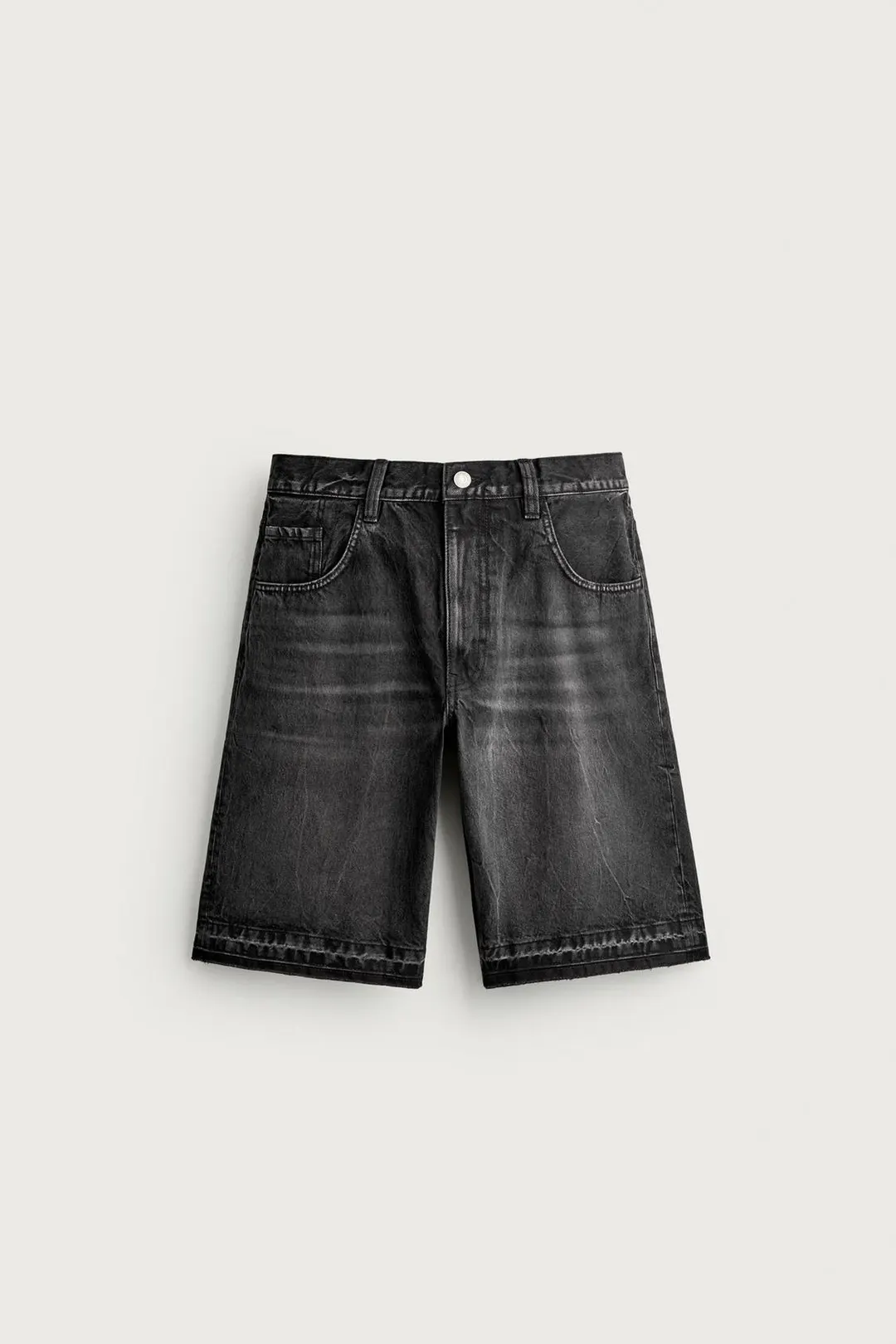 Джинсовые бермуды свободного кроя, Zara