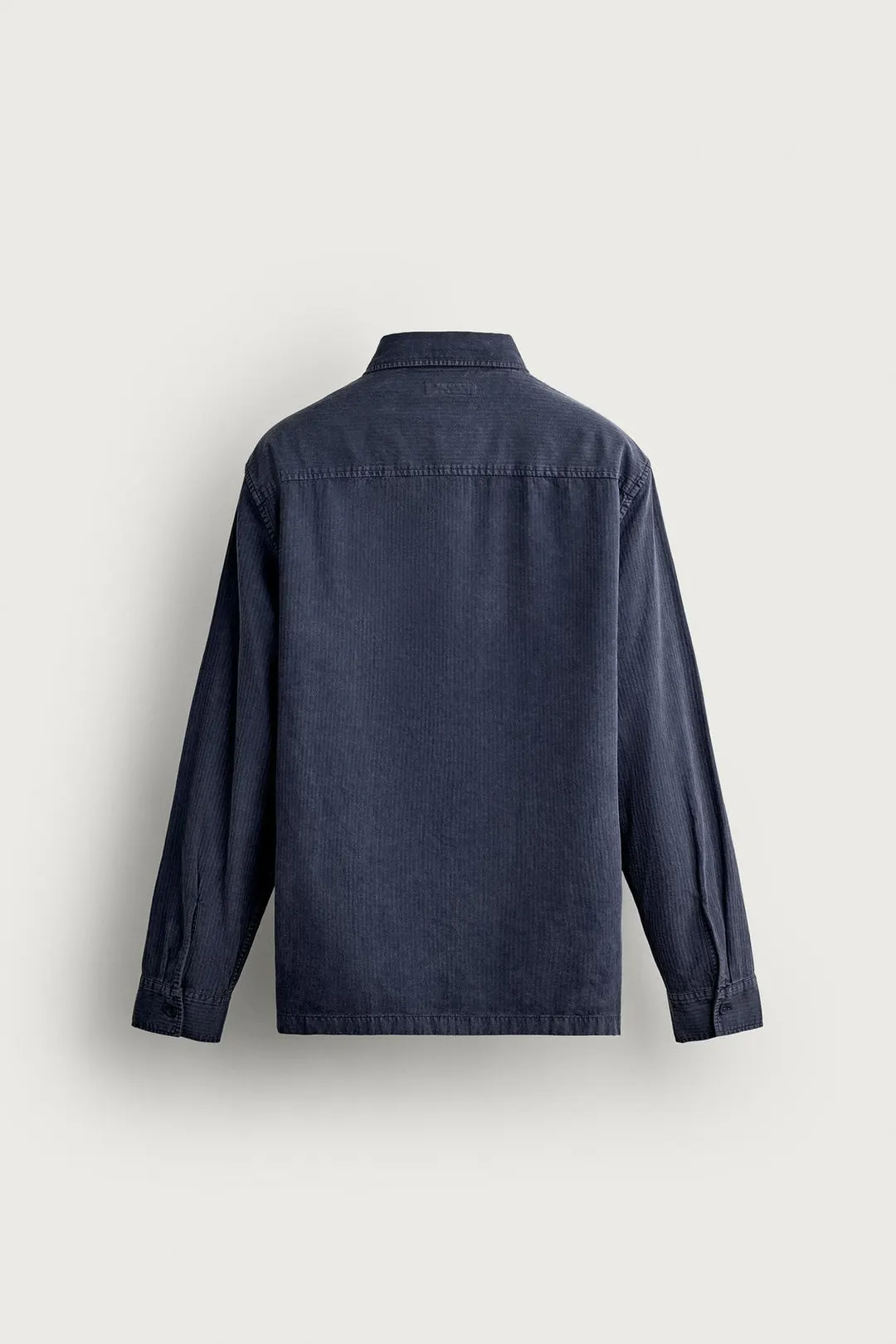 Рубашка в полоску с эффектом стирки, Zara