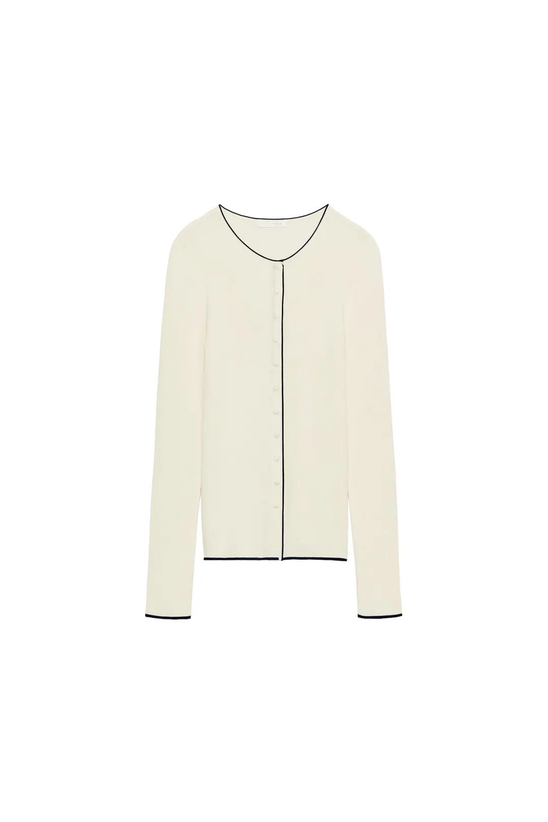 Кардиган с контрастной отделкой, Zara